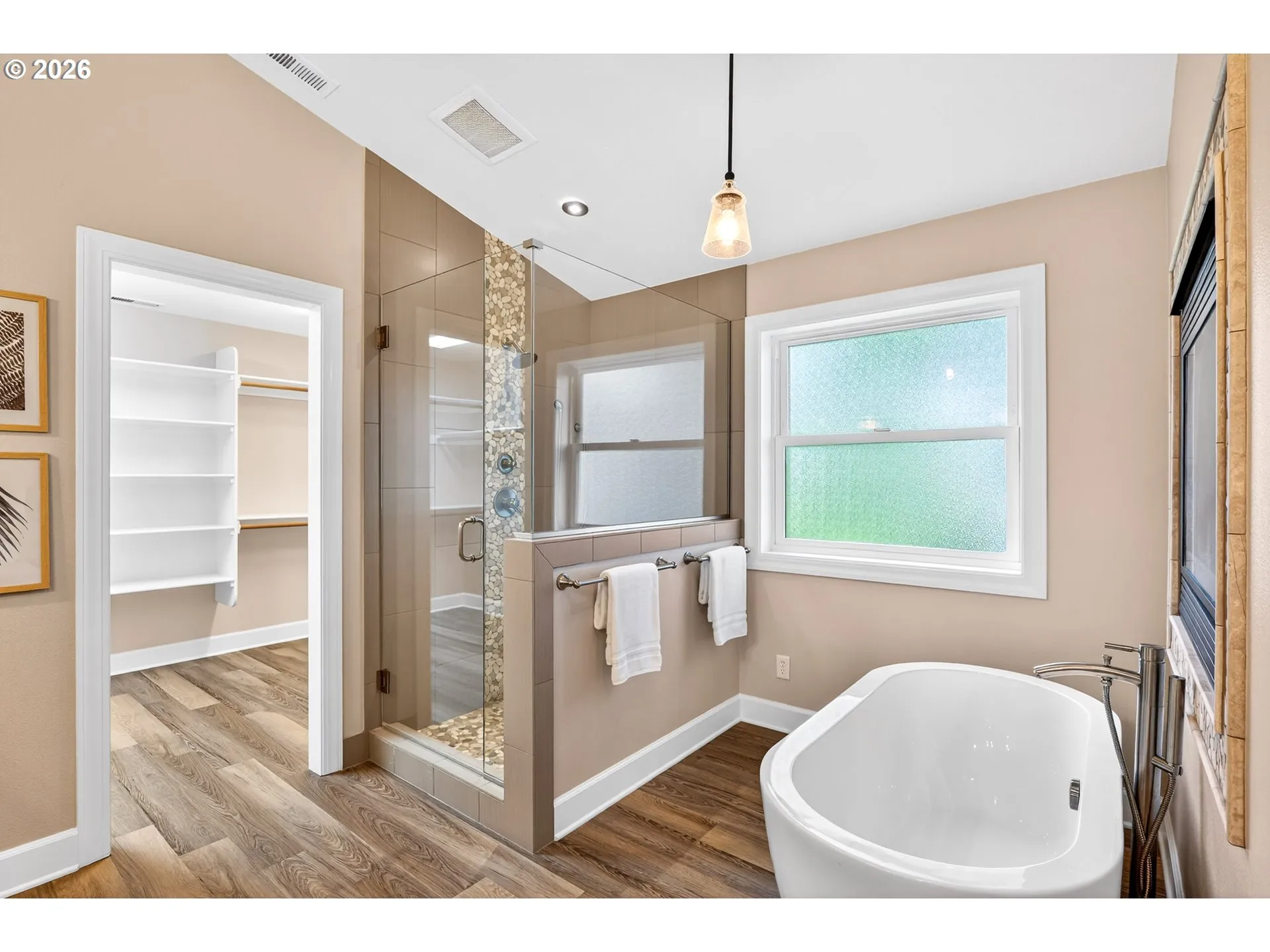 Bathroom, Attached-Walk in Shower