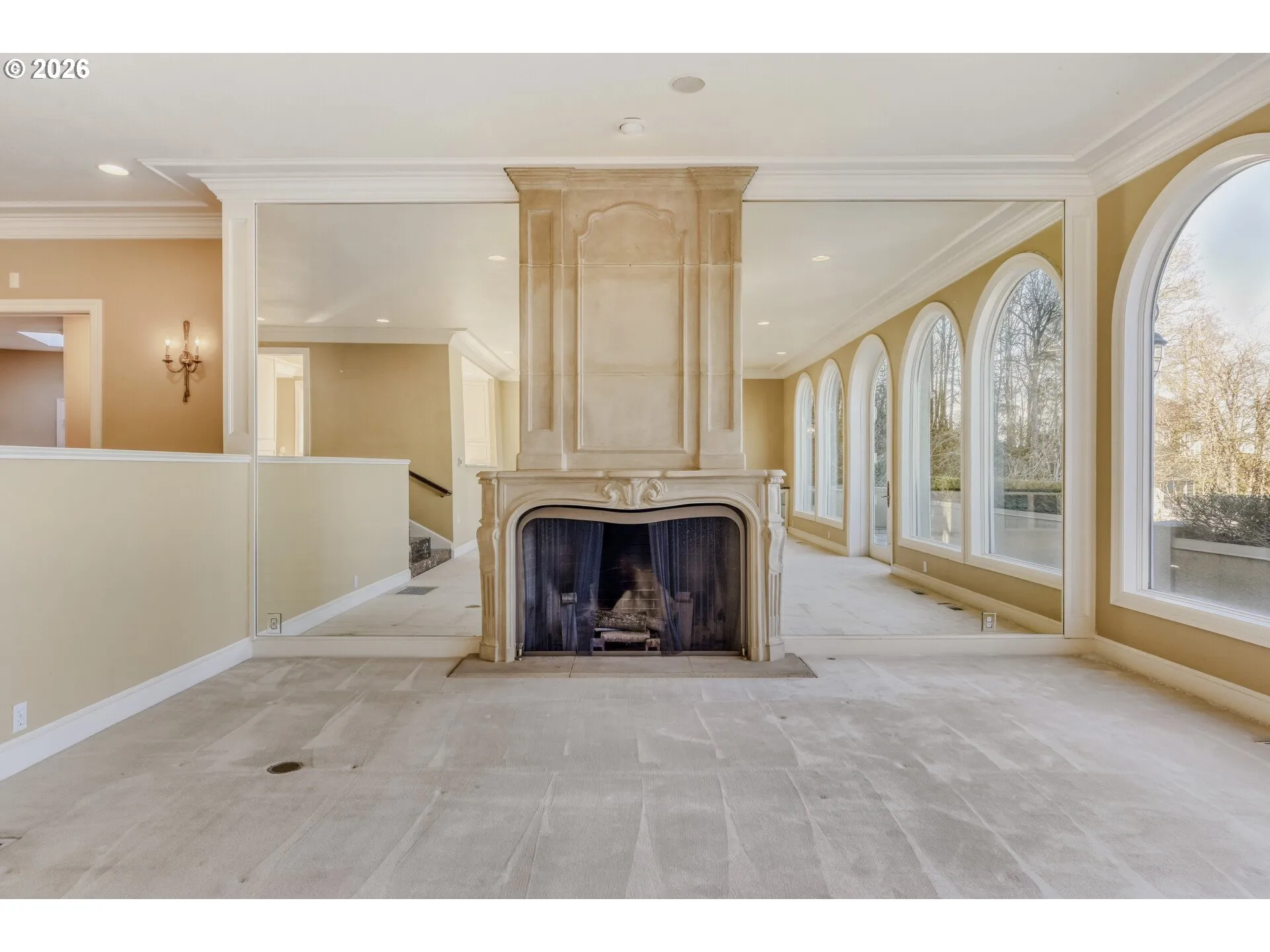 Living Room-Fireplace