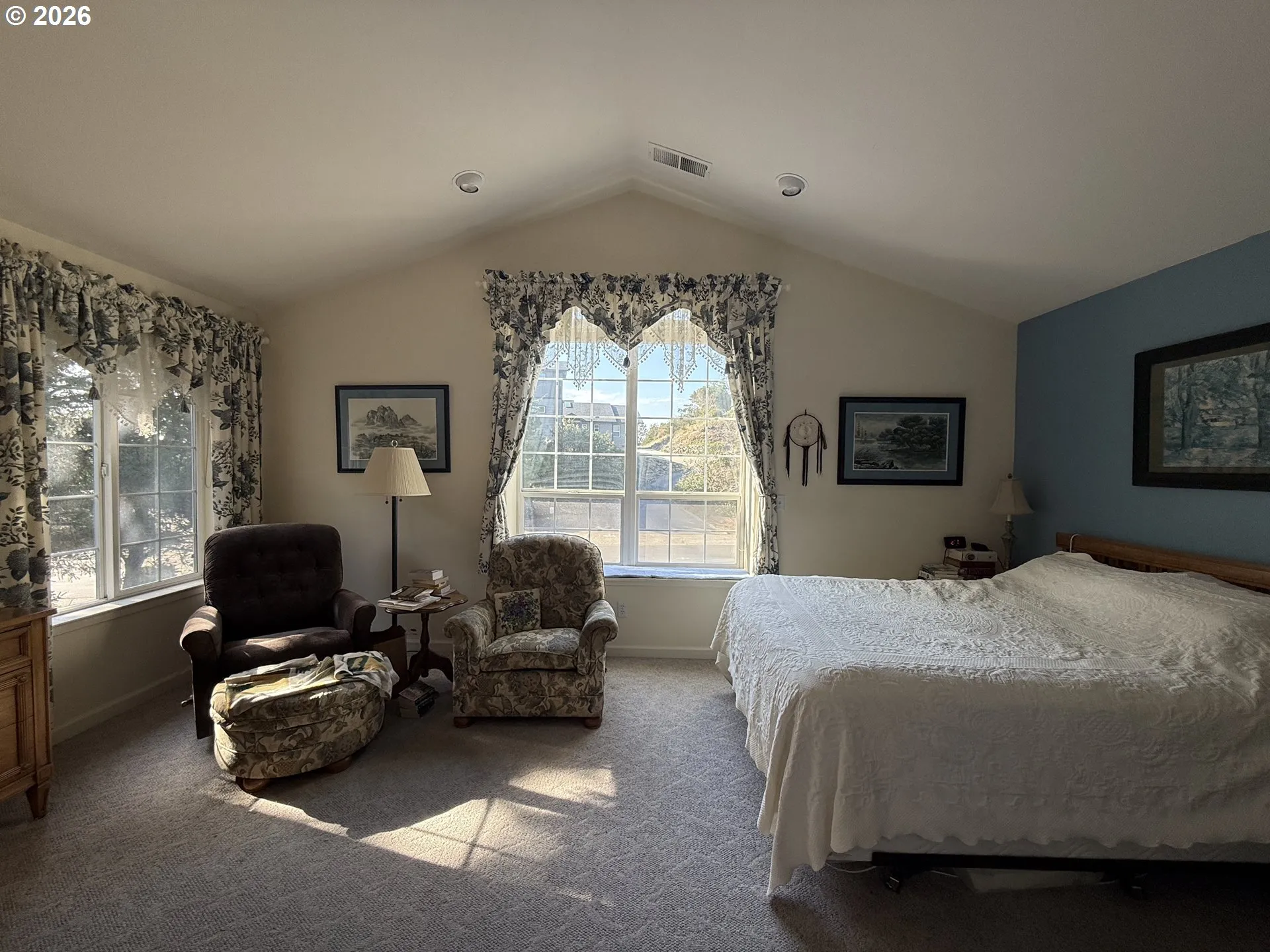 Primary Bedroom-Vaulted Ceilings