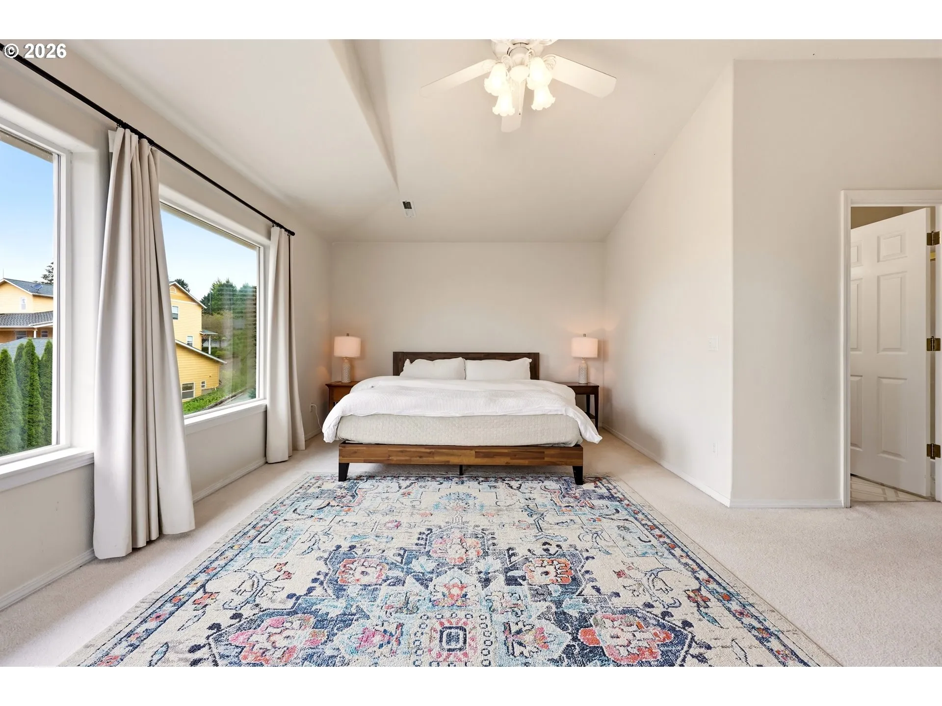 Owner's Suite Bedroom-Vaulted Ceilings