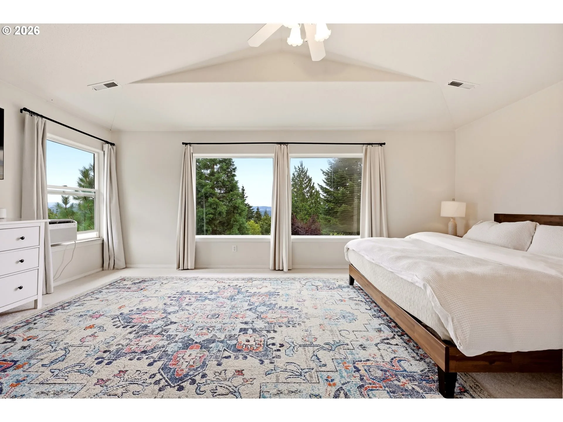 Owner's Suite Bedroom-Vaulted Ceilings