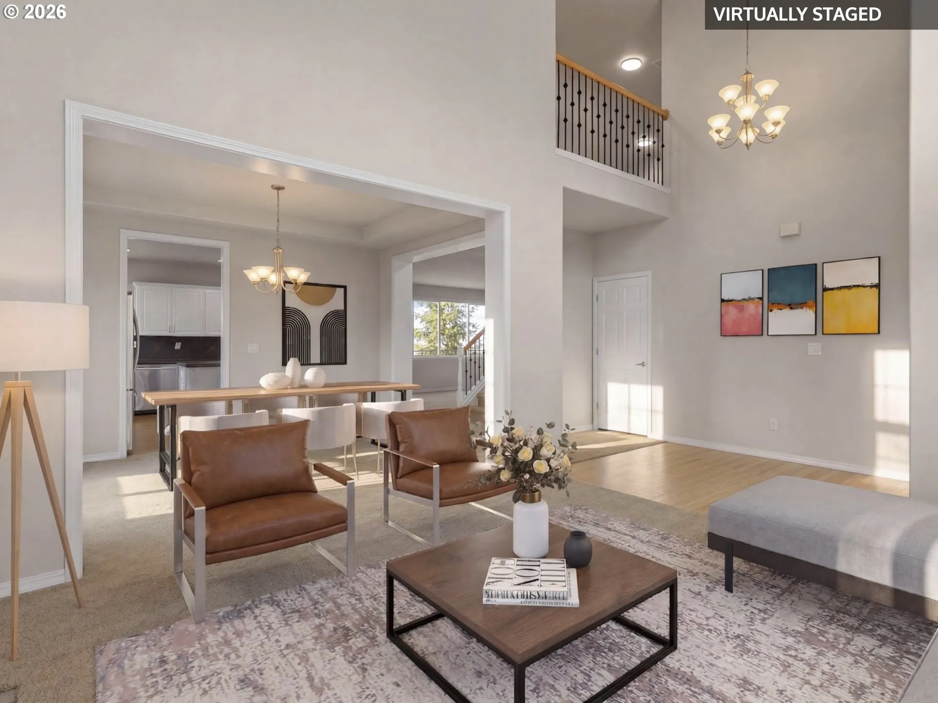 Living Room-Vaulted Ceilings