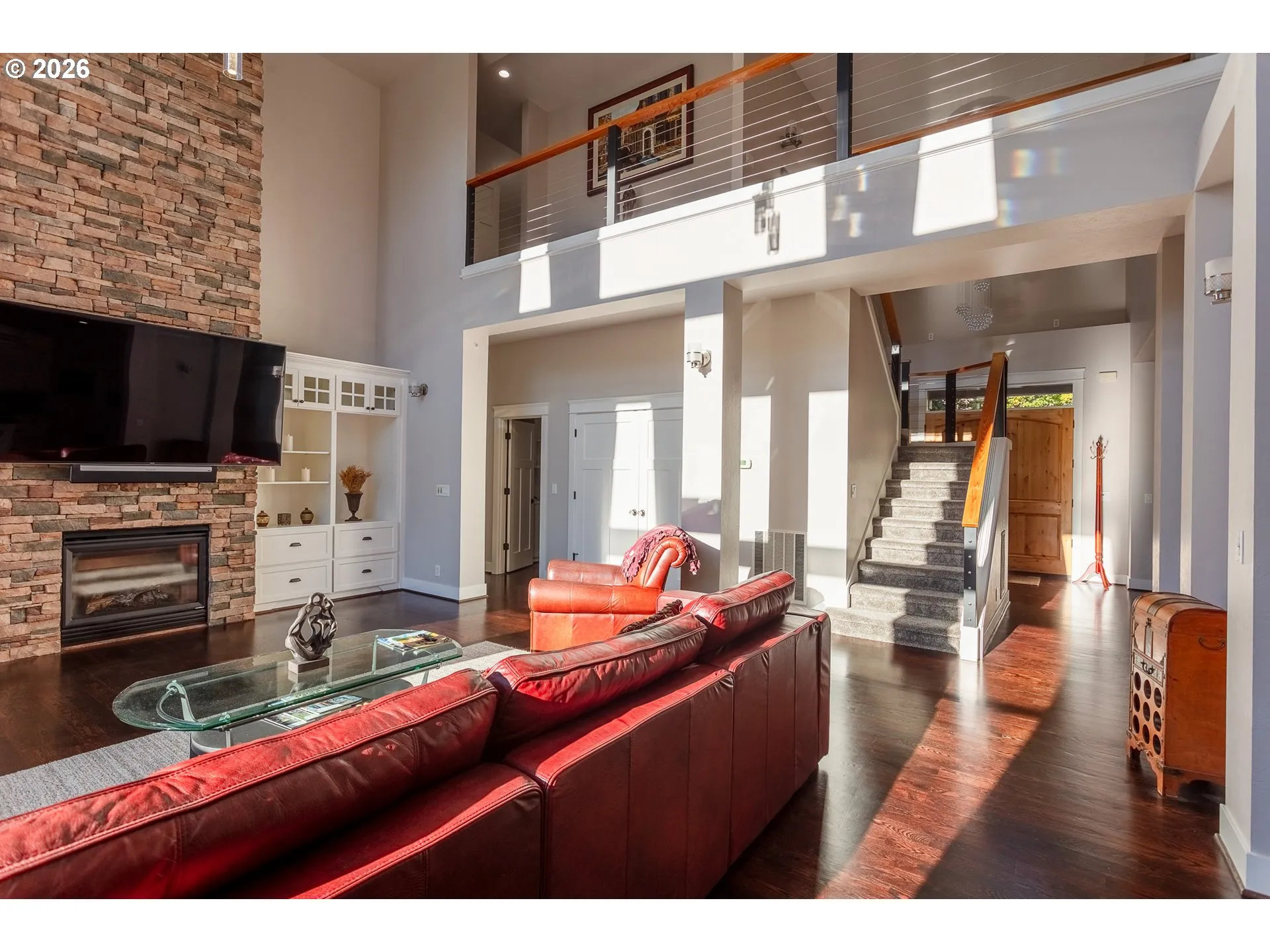 Great Room-Coffered Ceilings