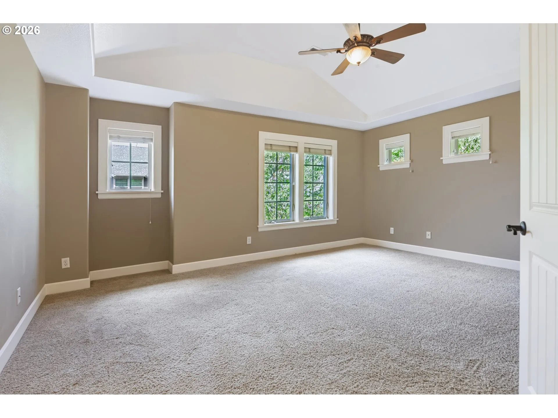 Primary Bedroom-Vaulted Ceilings