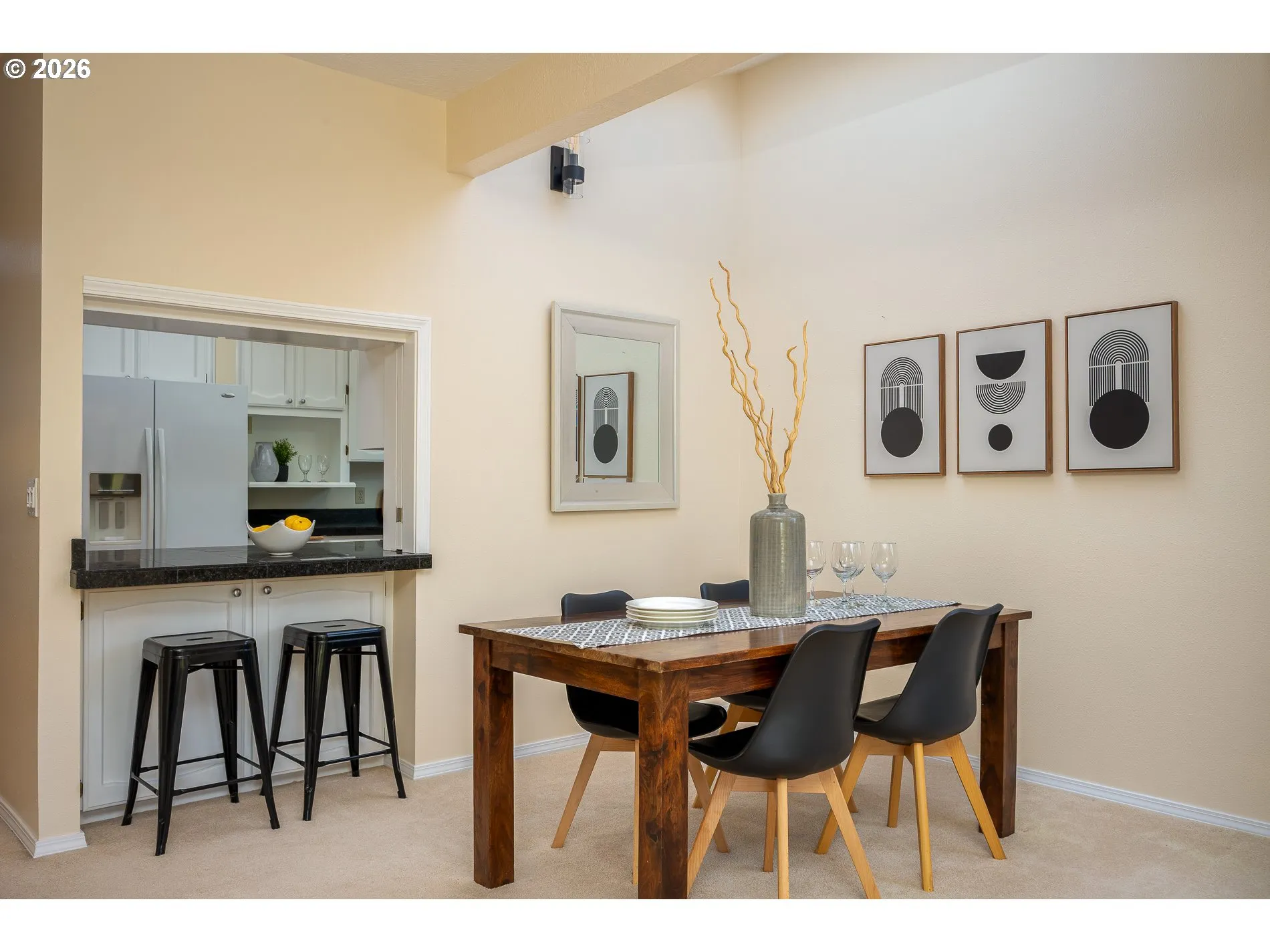 Dining Room-Vaulted Ceilings