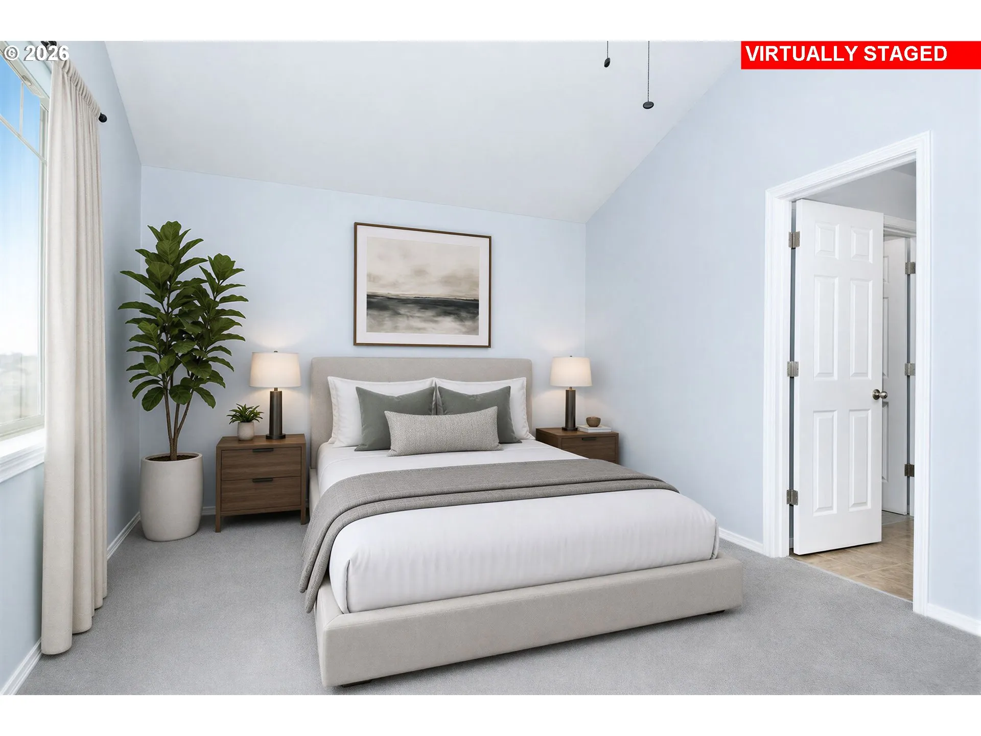 Primary Bedroom-Vaulted Ceilings