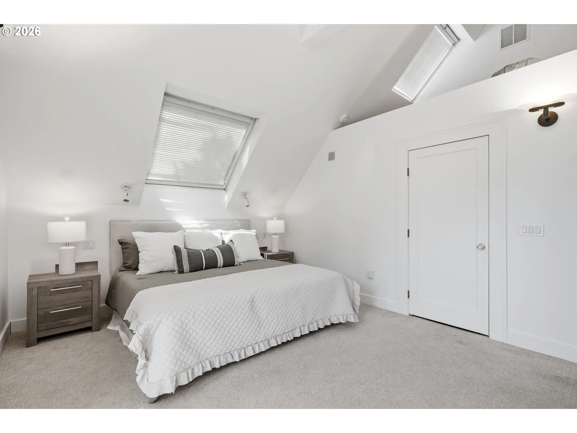Owner's Suite Bedroom-Vaulted Ceilings