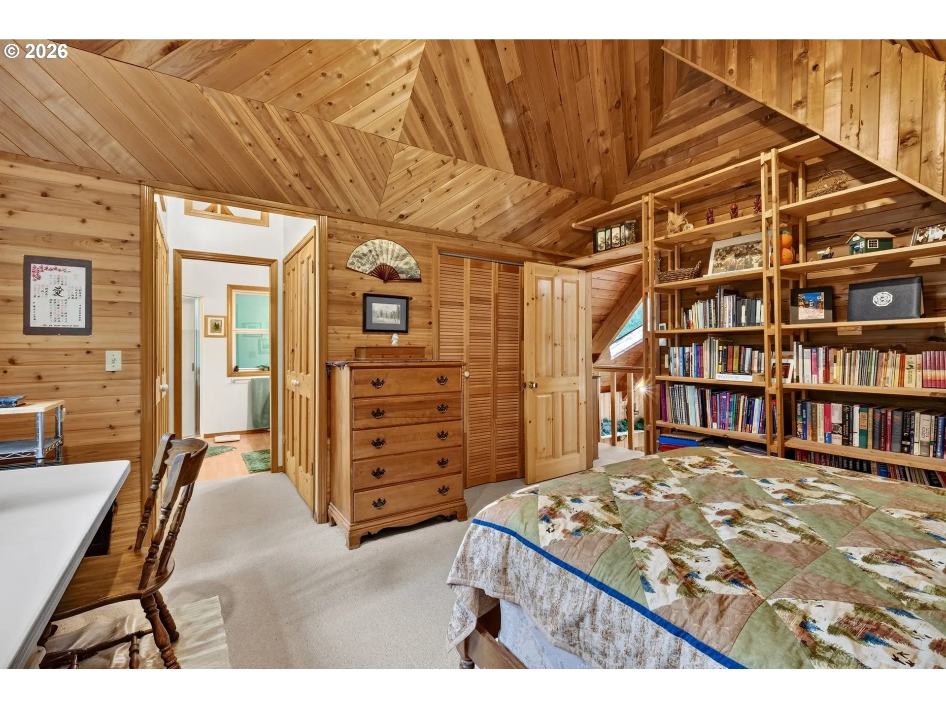 Owner's Suite Bedroom-Vaulted Ceilings