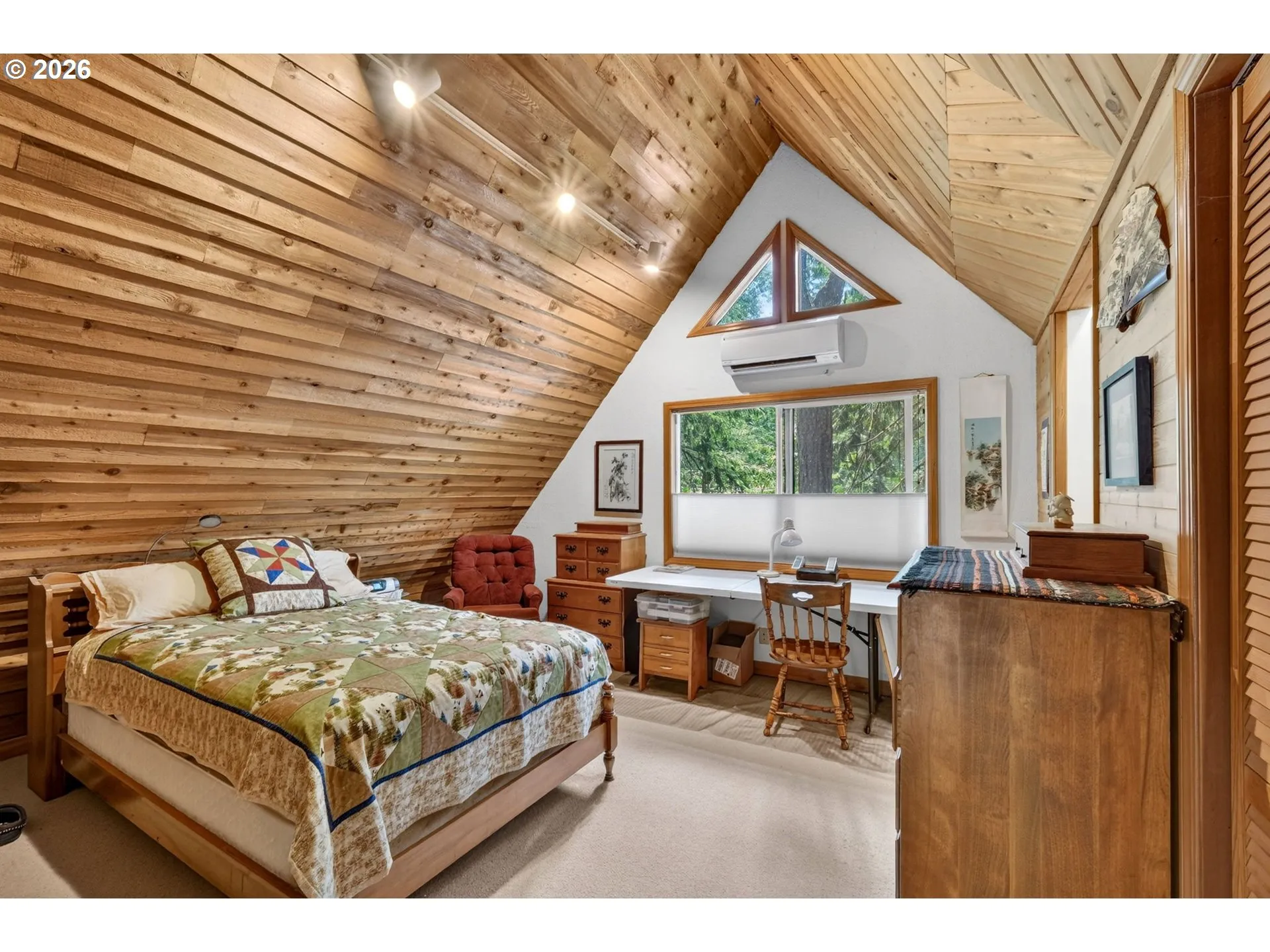 Owner's Suite Bedroom-Vaulted Ceilings