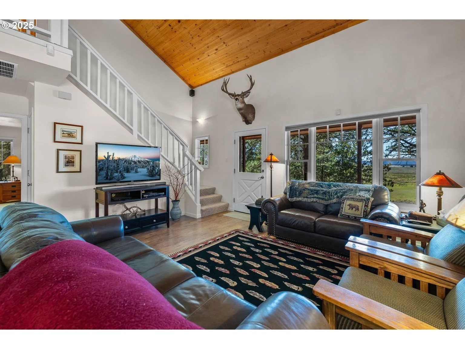 Living Room-Vaulted Ceilings