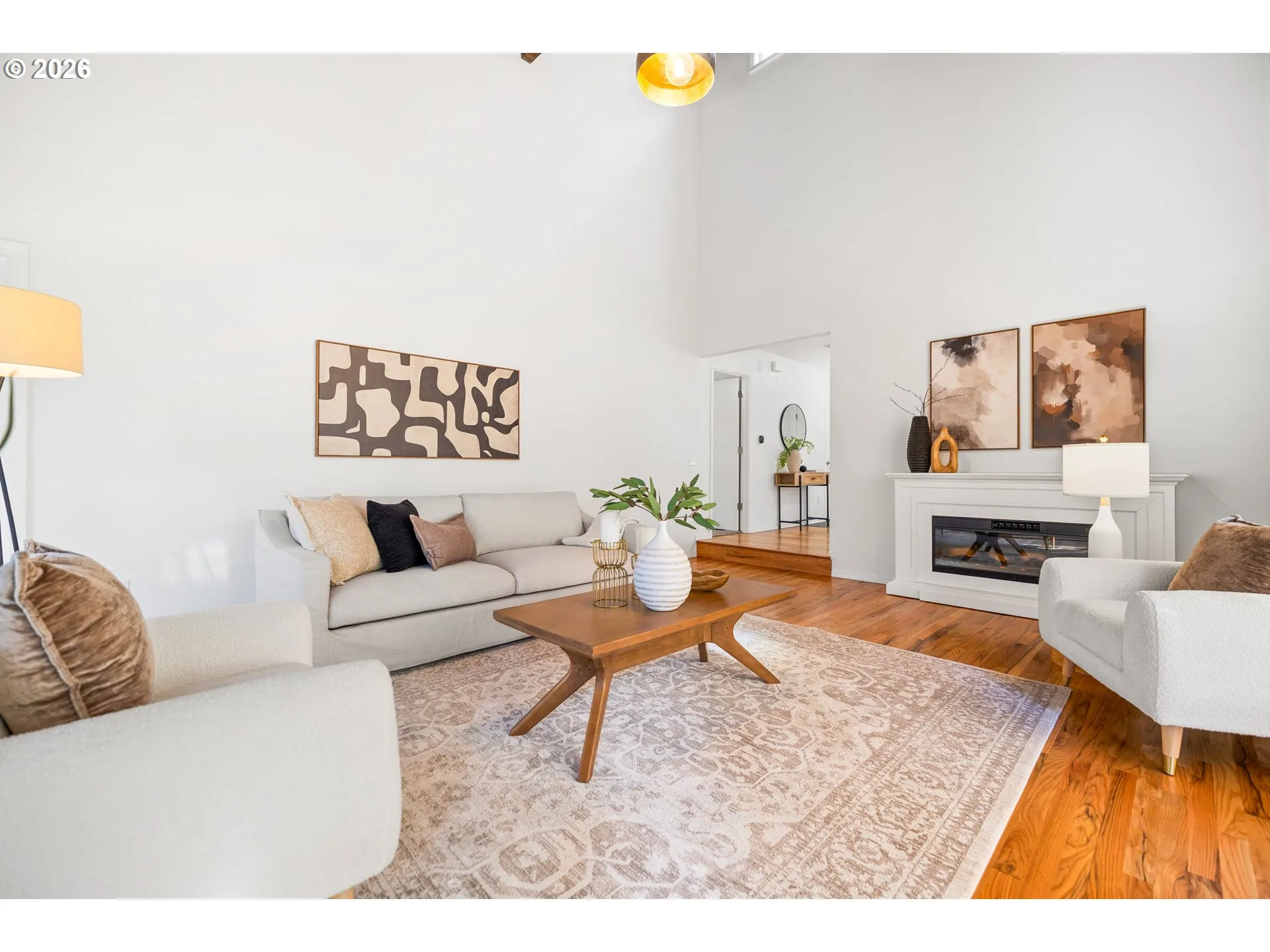 Living Room-Fireplace