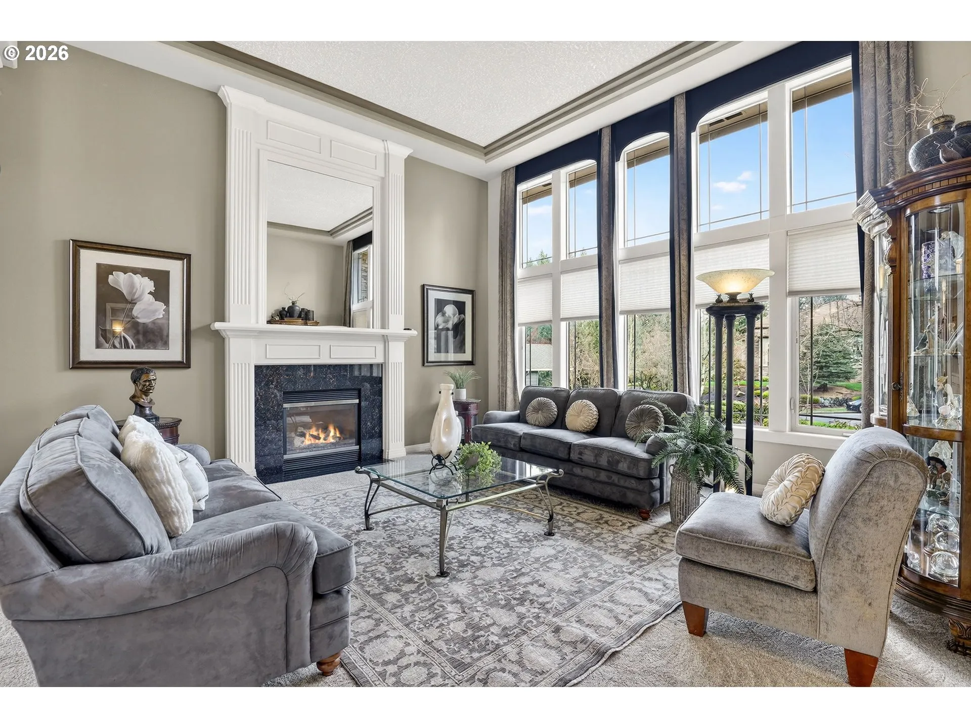 Living Room-Fireplace