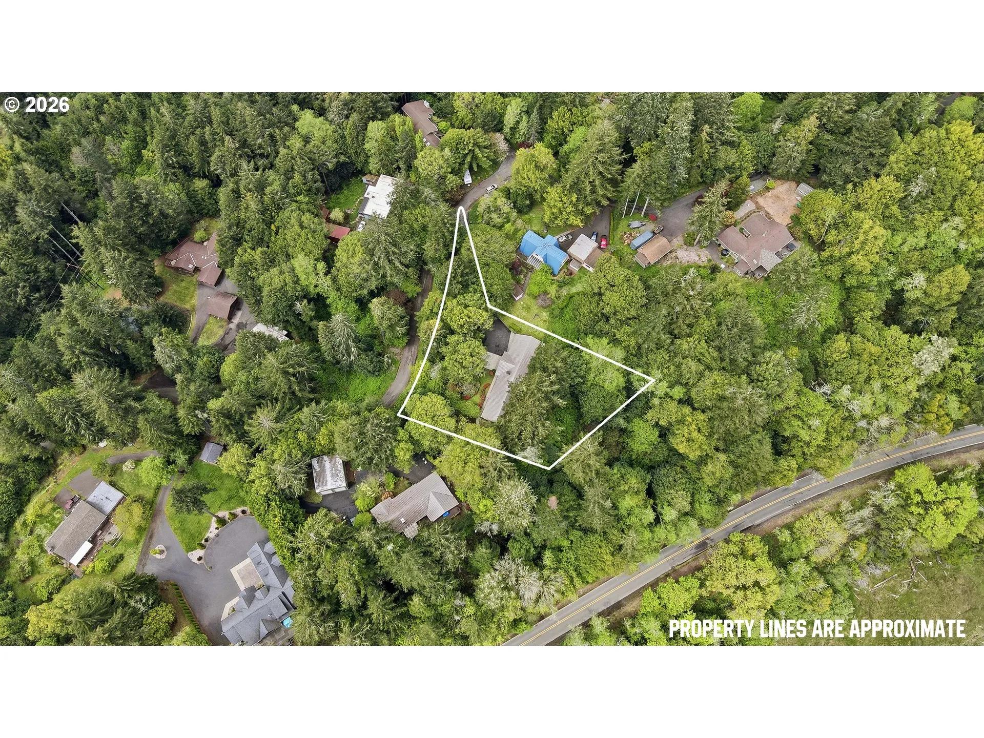 Approximate Property Lines-Aerial