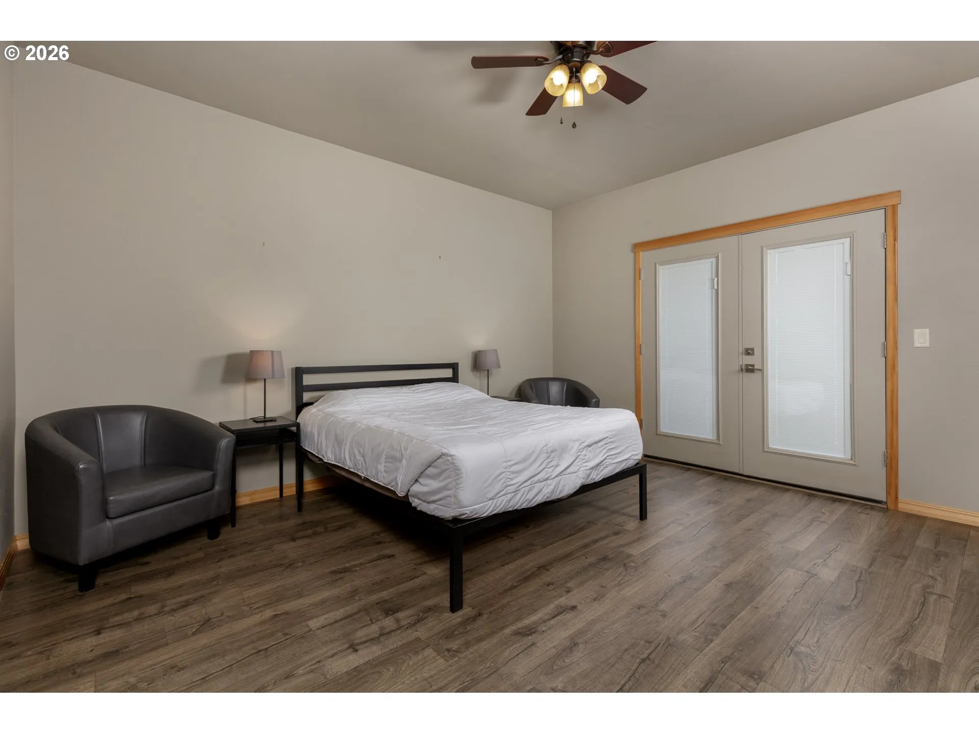 Bedroom, Primary-Ceiling Fan