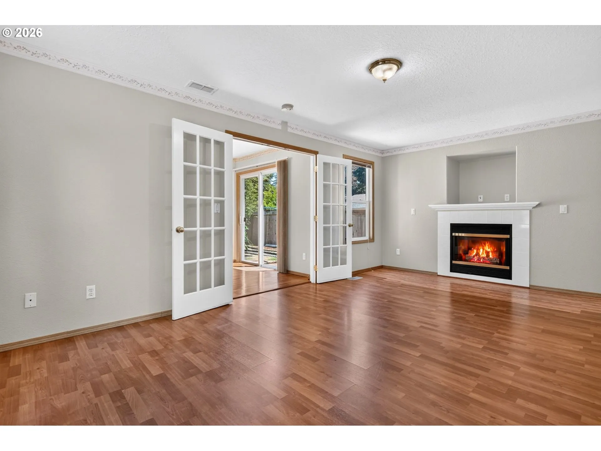 Living Room-Fireplace
