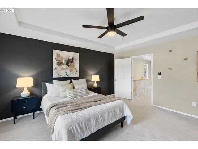 Bedroom, Primary-Coffered Ceilings