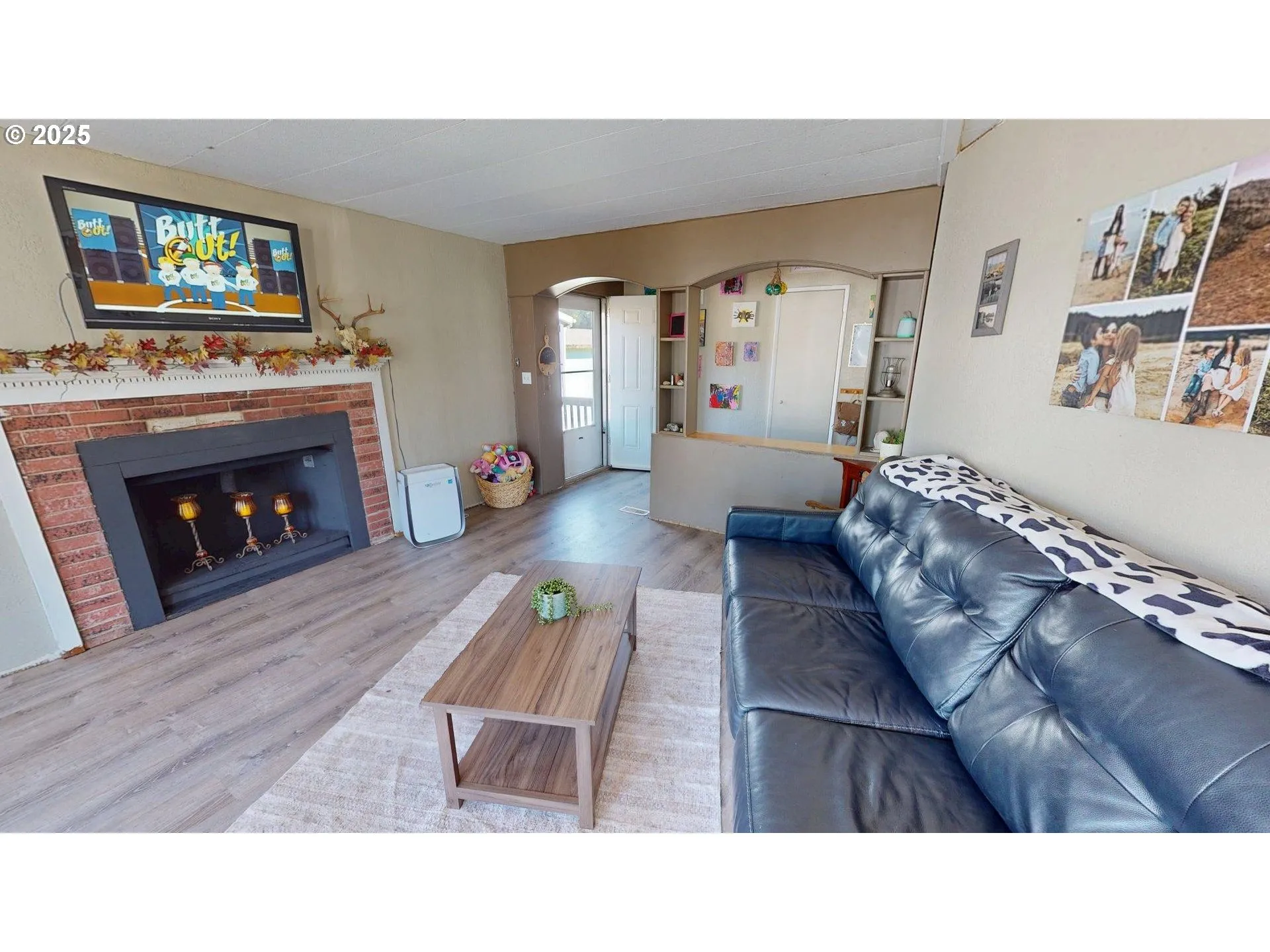 Living Room-Fireplace