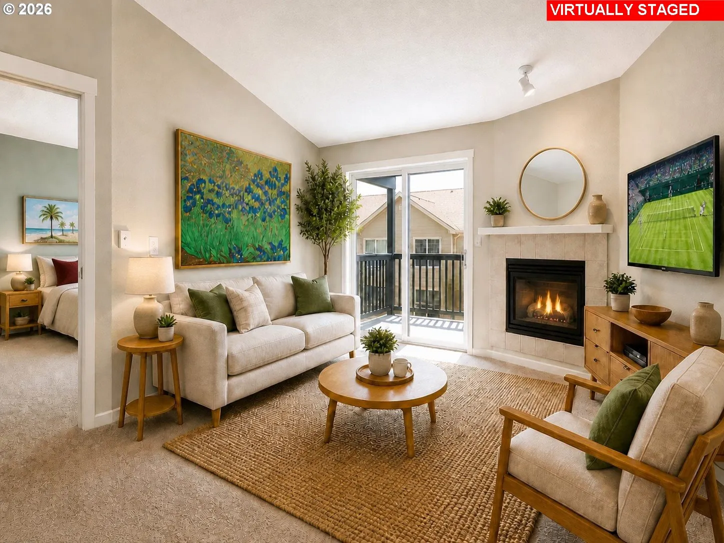 Living Room-Fireplace