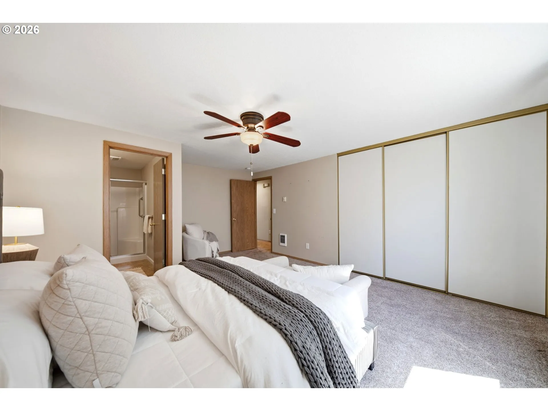 Bedroom, Primary-Ceiling Fan
