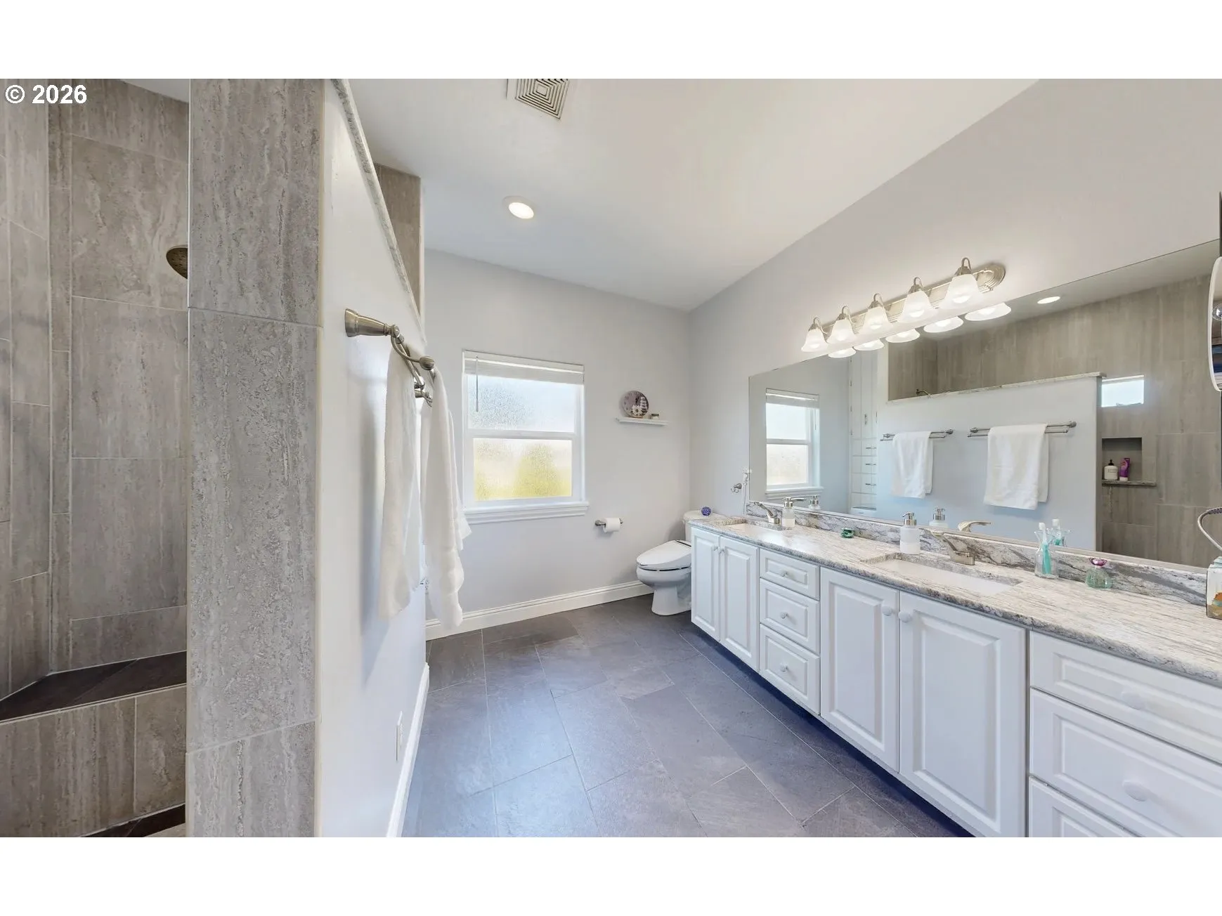 Bathroom, Attached-Double Sinks