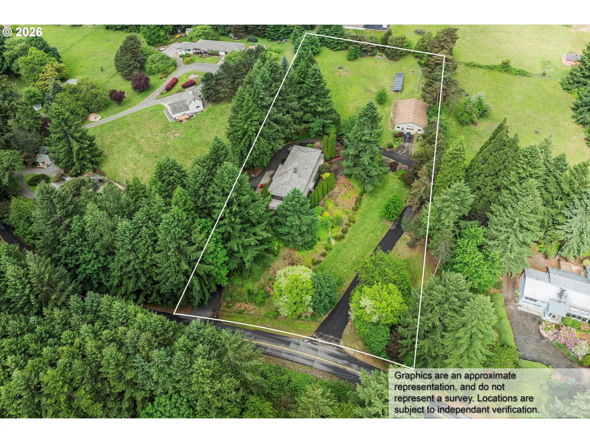 Approximate Property Lines-Aerial