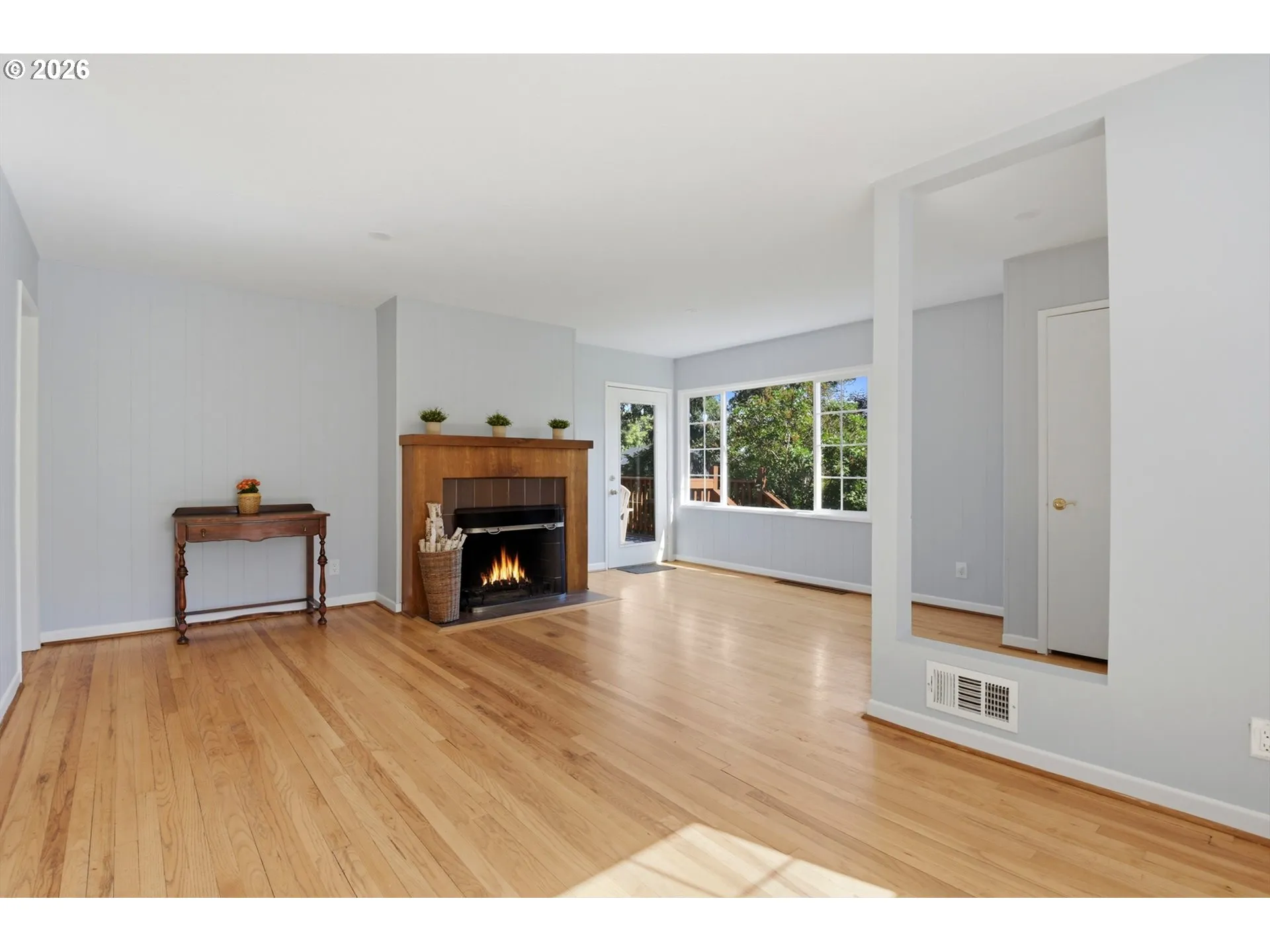 Living Room-Fireplace