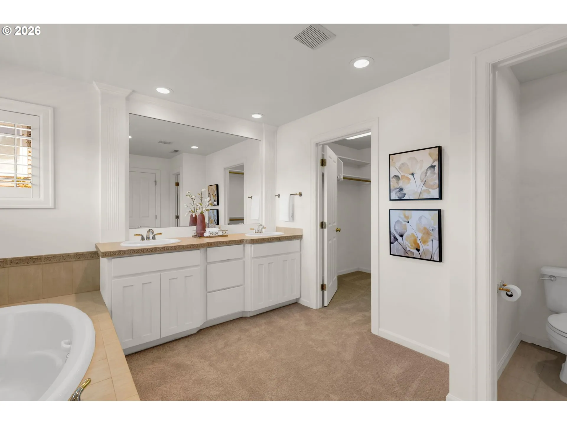 Primary Bedroom-Attached Bathroom