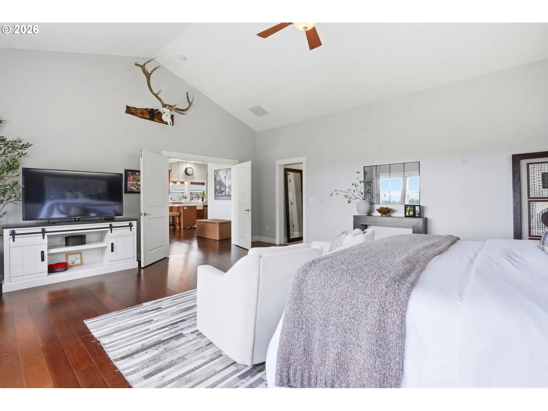 Primary Bedroom-Vaulted Ceilings