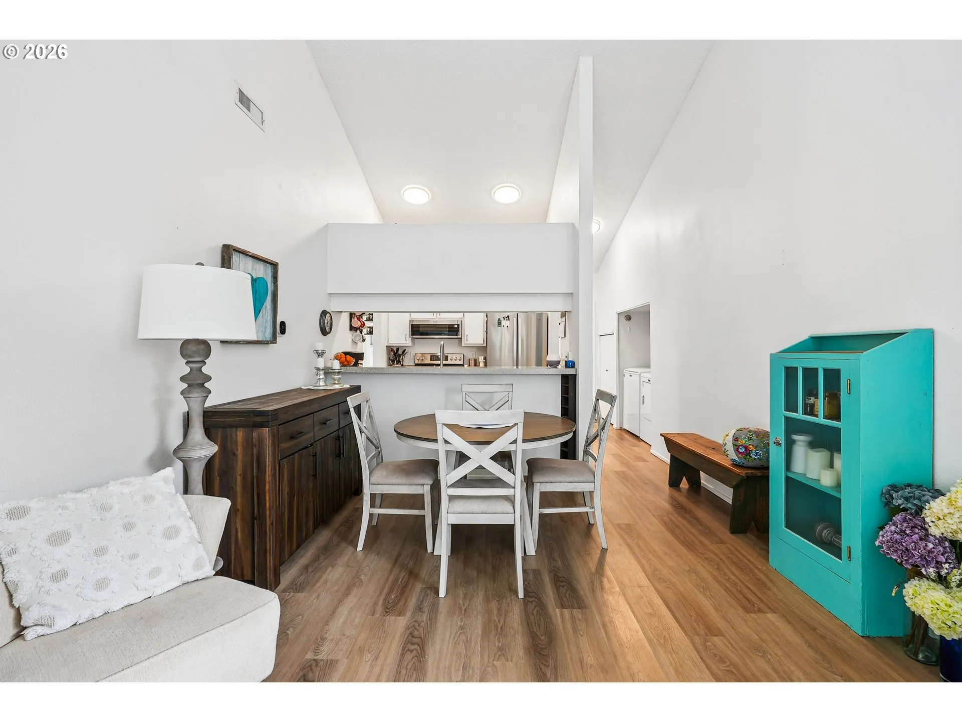 Dining Room-Vaulted Ceilings