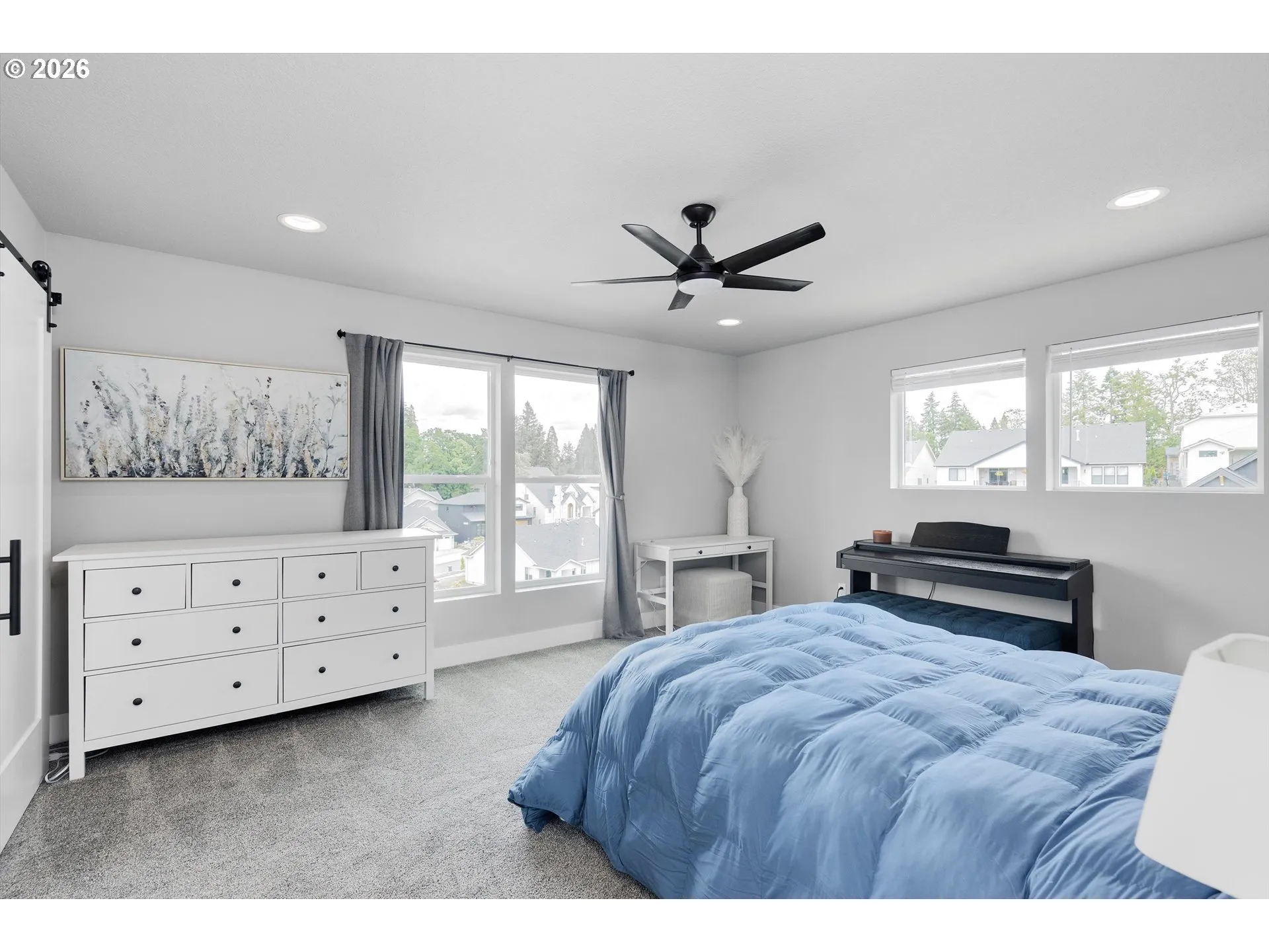 Bedroom, Primary-Ceiling Fan