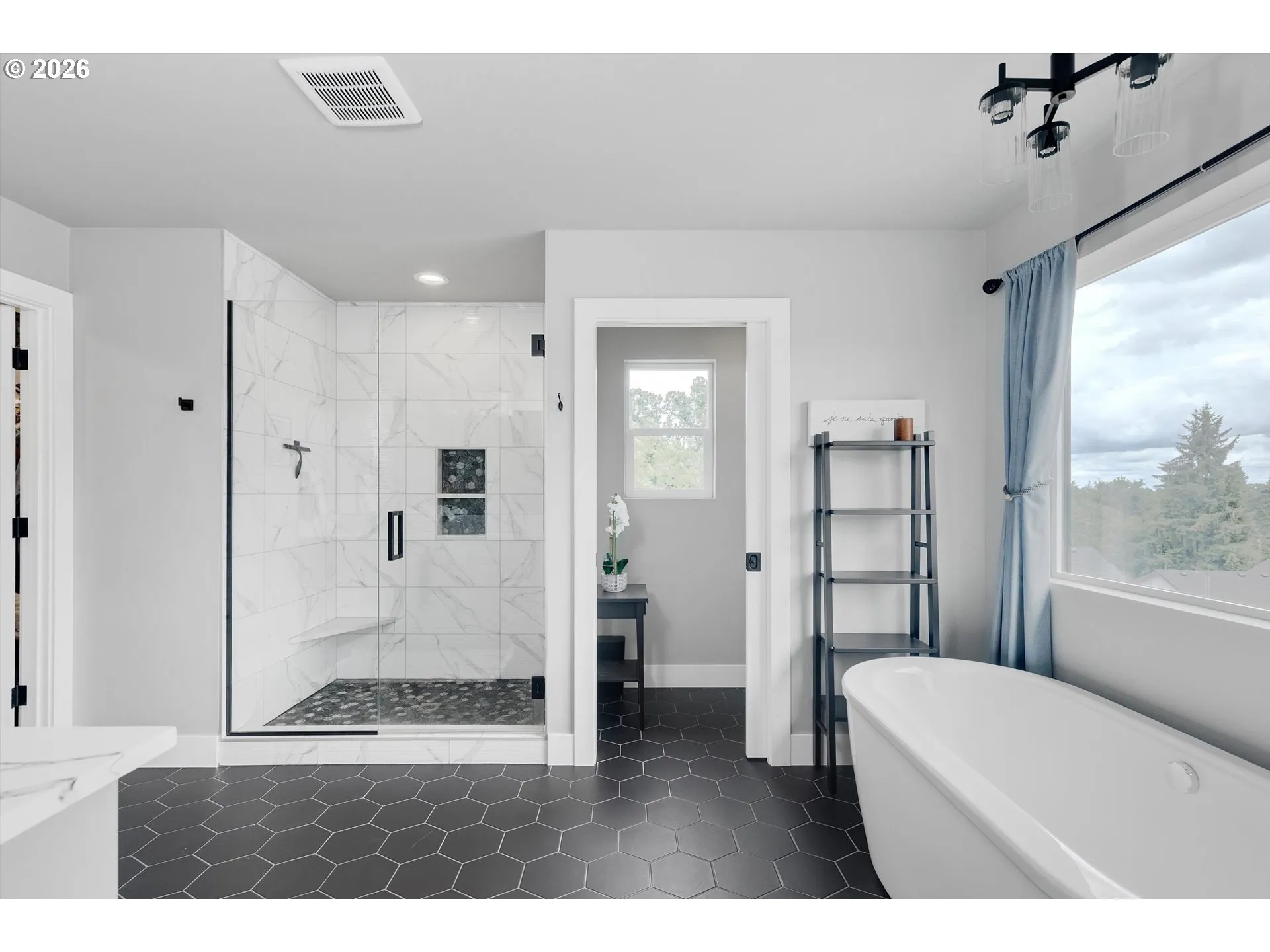 Bathroom, Attached-Walk in Shower