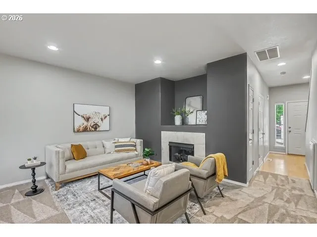 Living Room-Fireplace