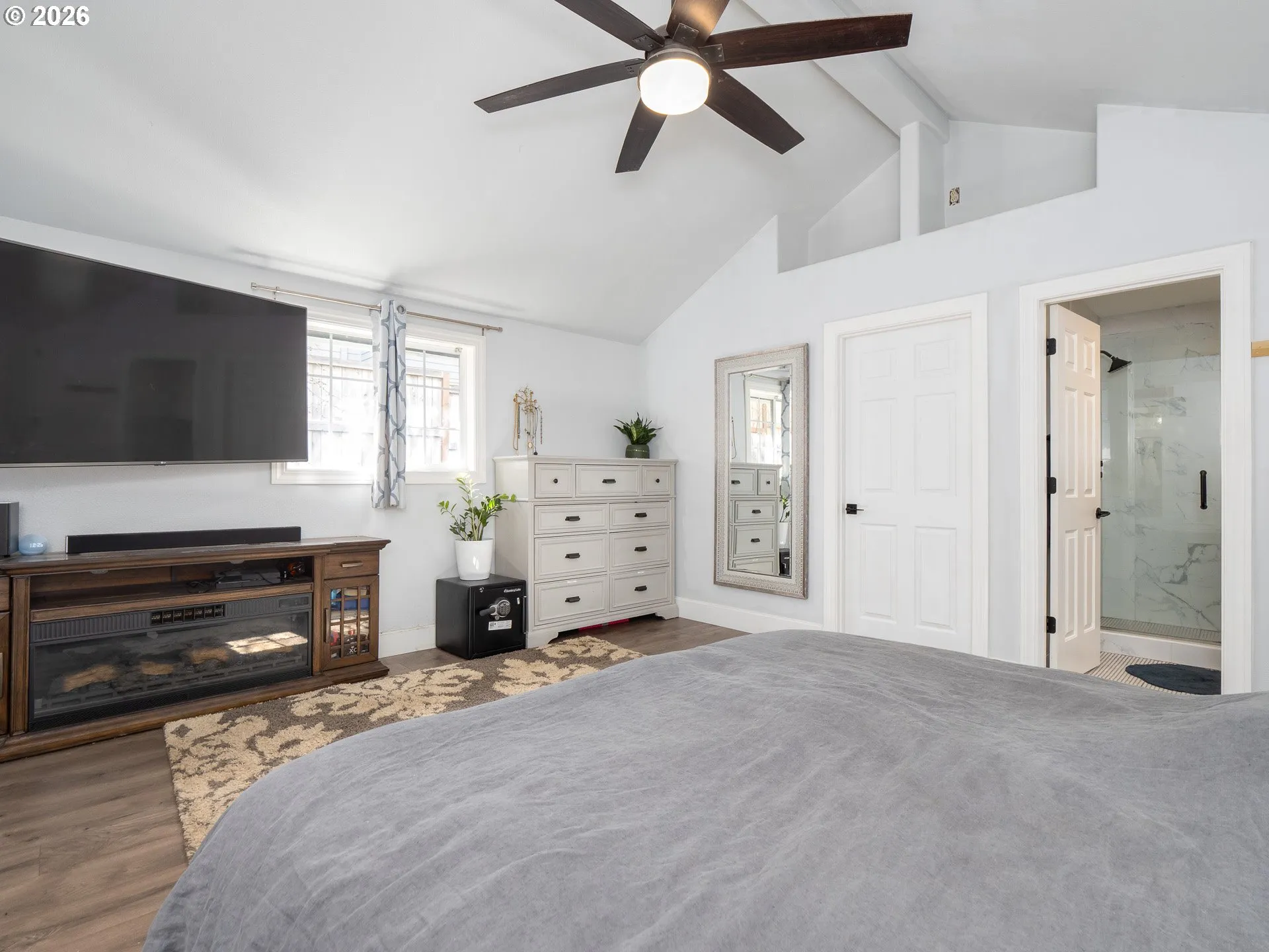 Primary Bedroom-Vaulted Ceilings