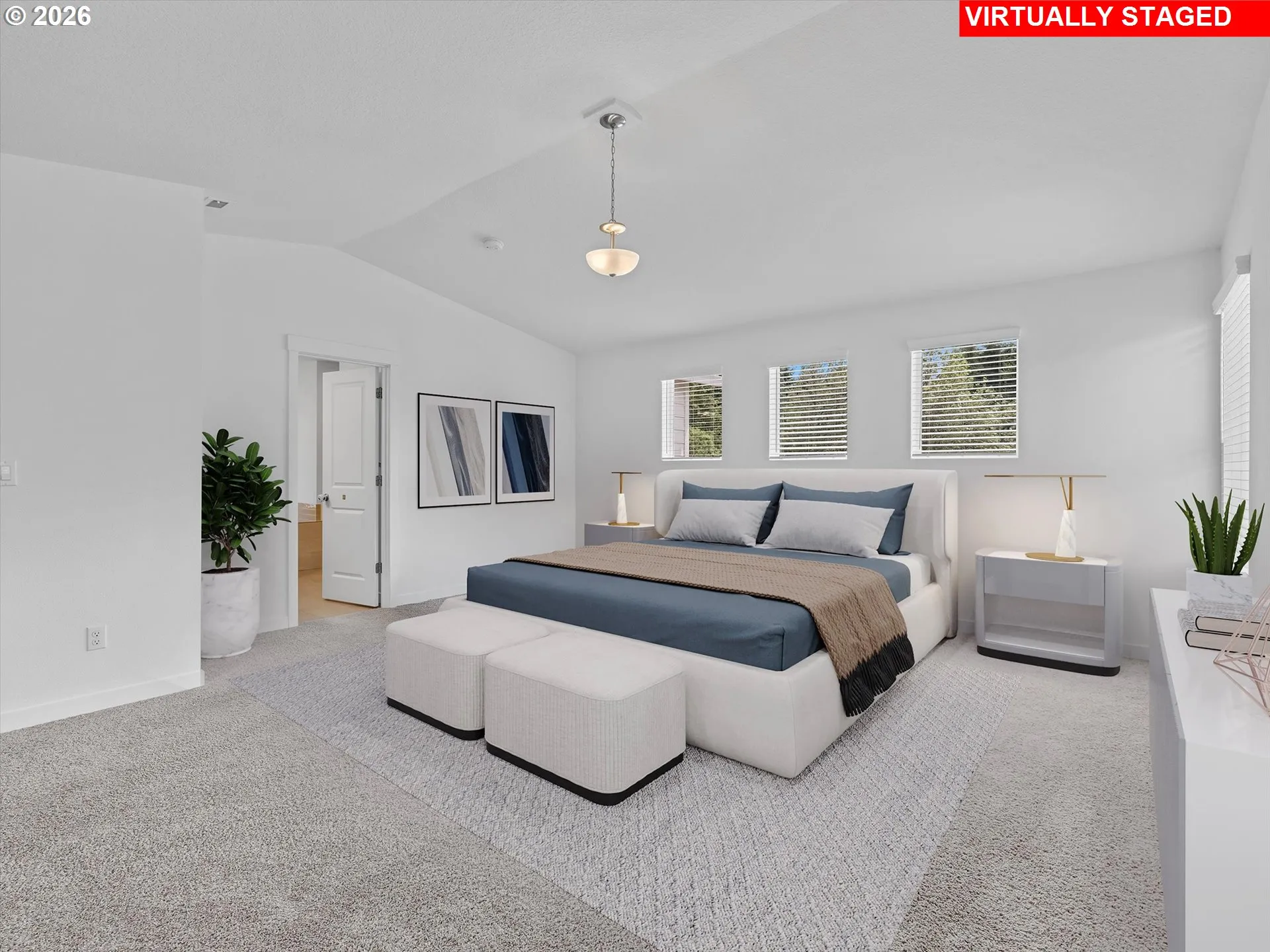Primary Bedroom-Vaulted Ceilings