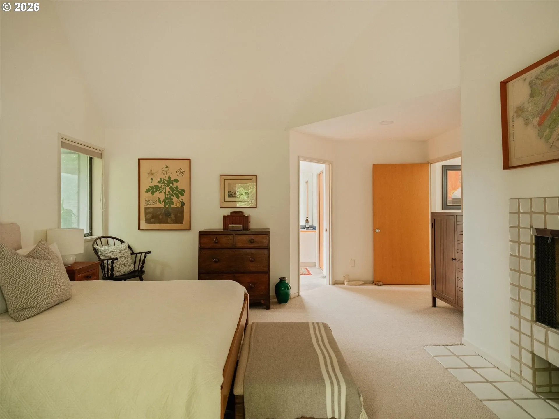 Primary Bedroom-Fireplace