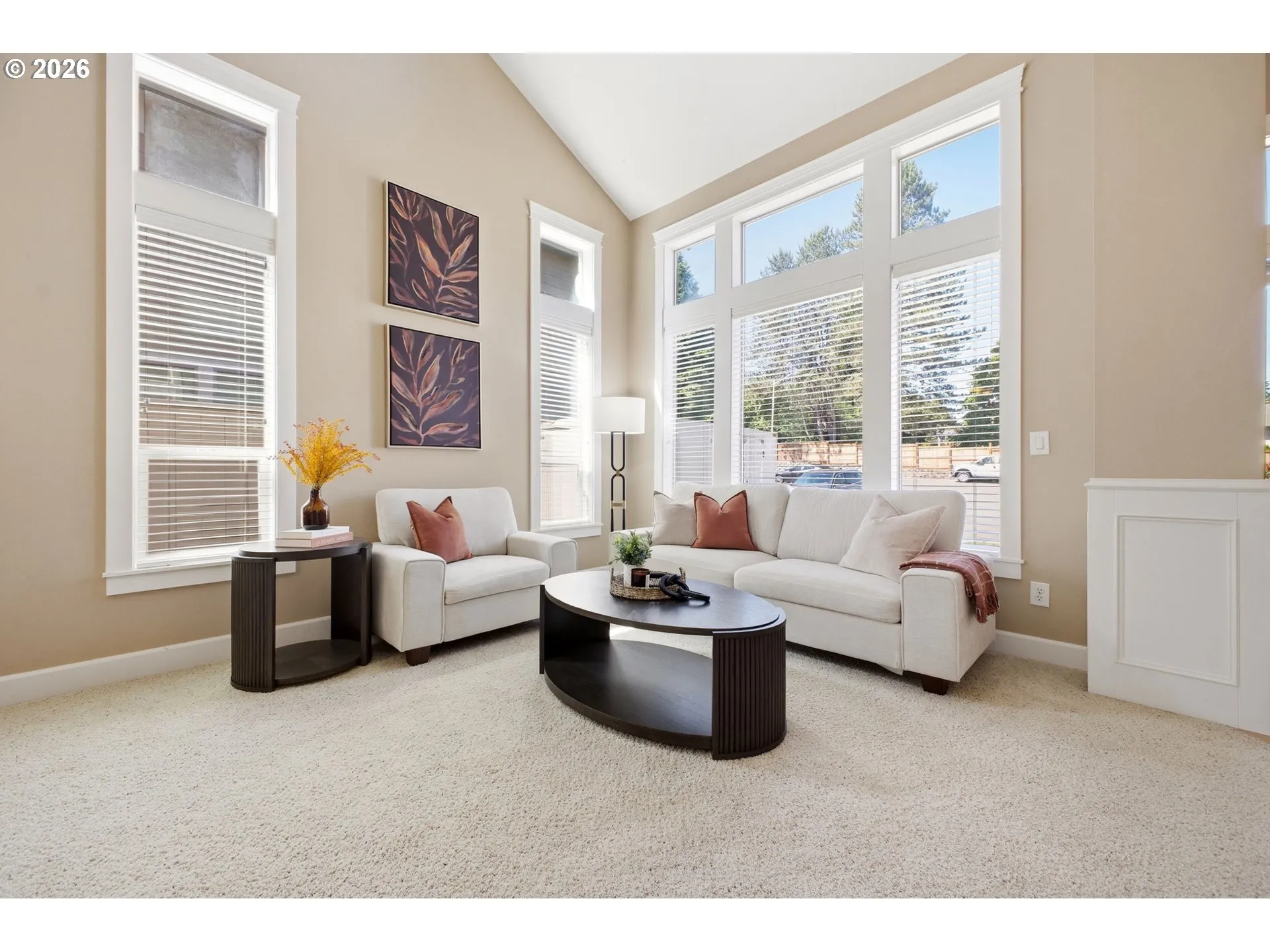Living Room-Vaulted Ceilings