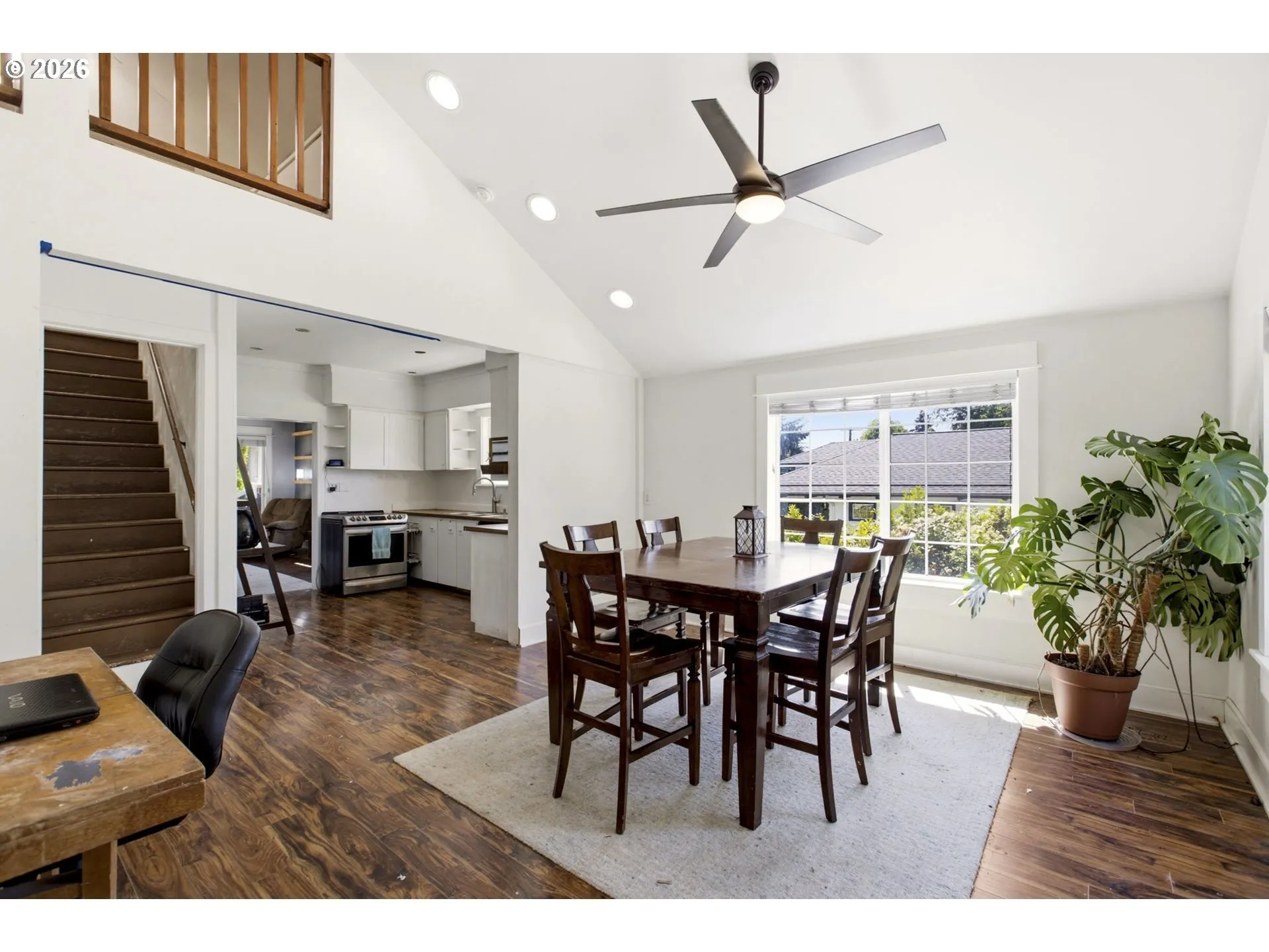 Dining Room-Vaulted Ceilings