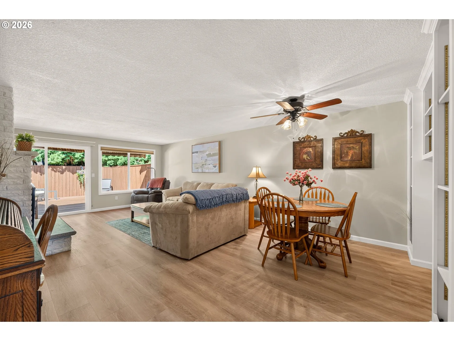 Living Room/Dining Room-Ceiling Fan