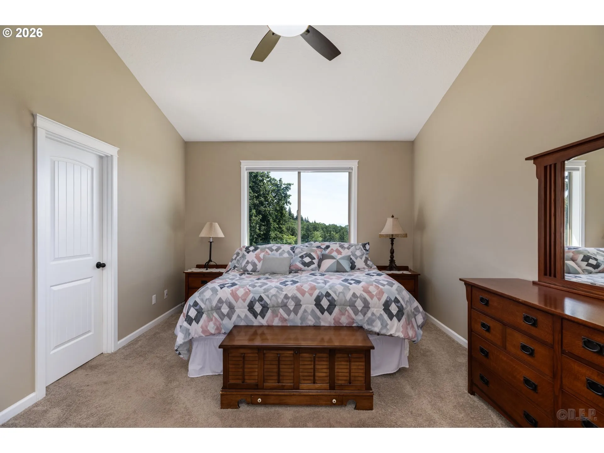 Bedroom, Primary-Ceiling Fan