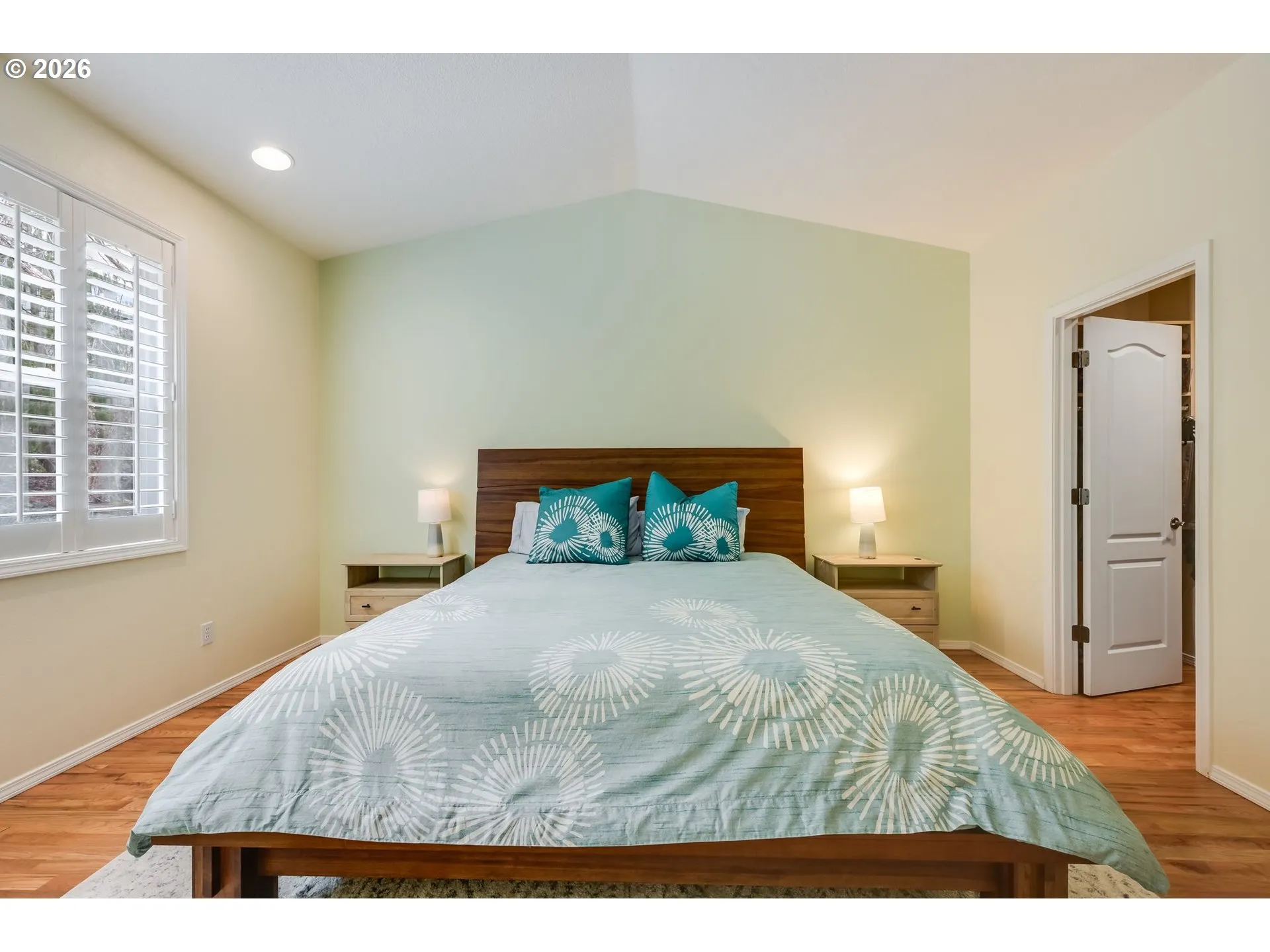 Owner's Suite Bedroom-Vaulted Ceilings