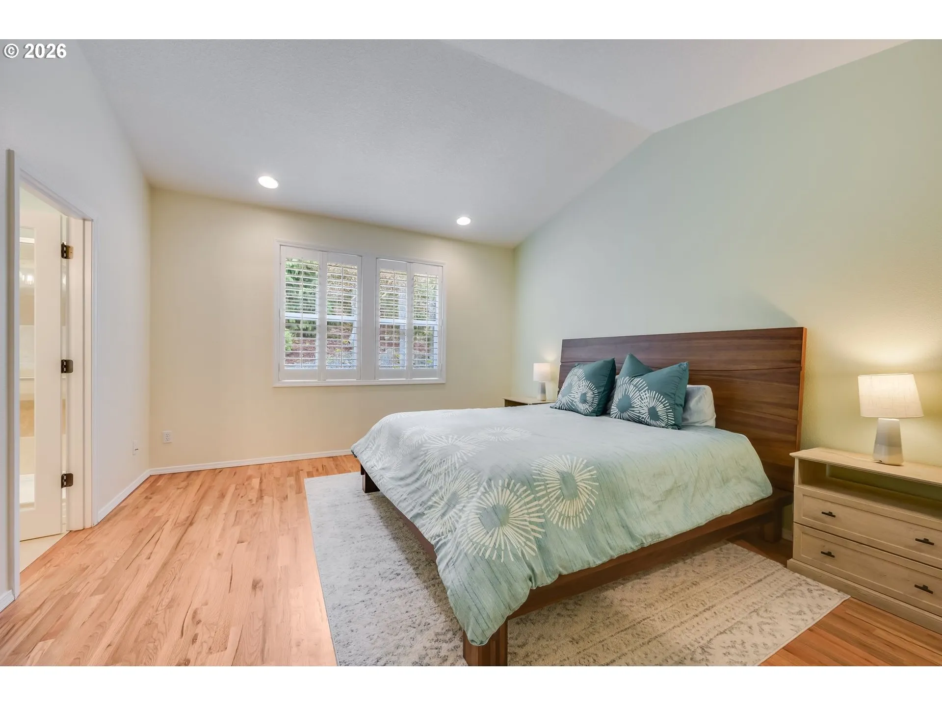 Owner's Suite Bedroom-Vaulted Ceilings