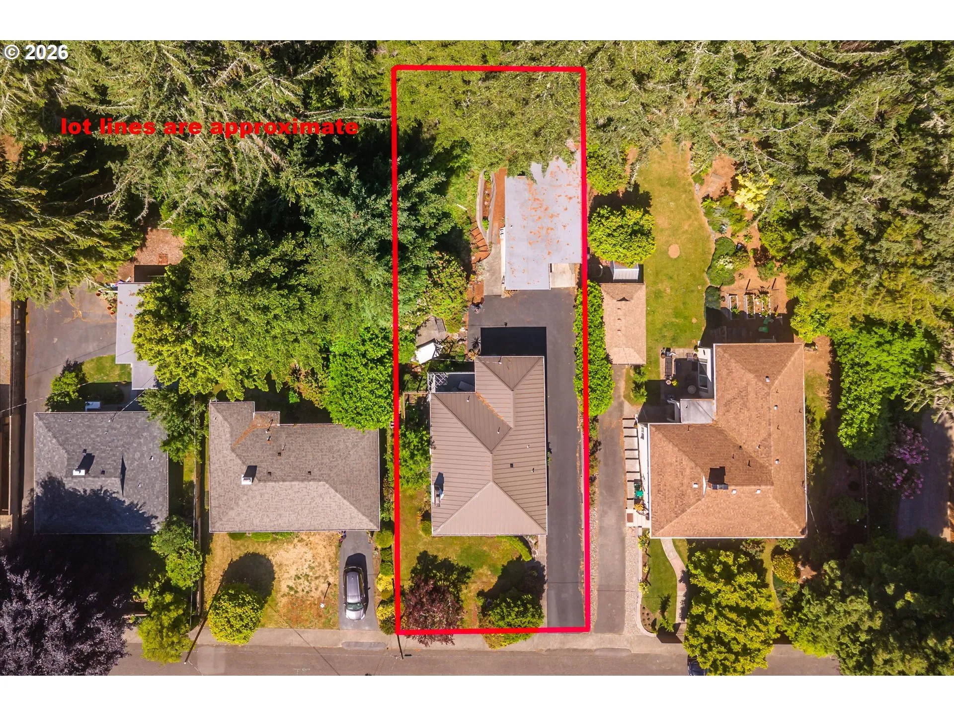 Approximate Property Lines-Aerial