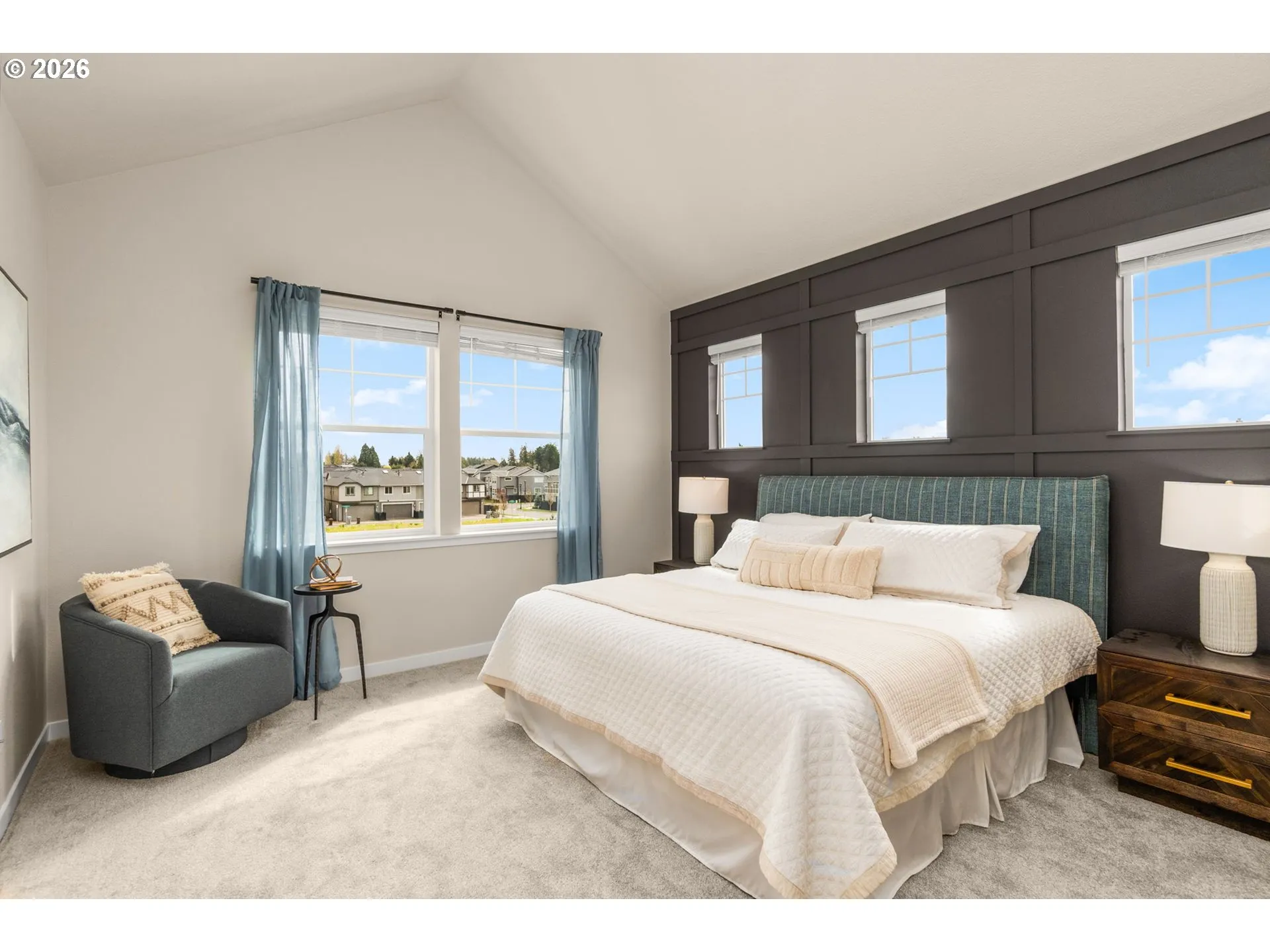 Primary Bedroom-Vaulted Ceilings