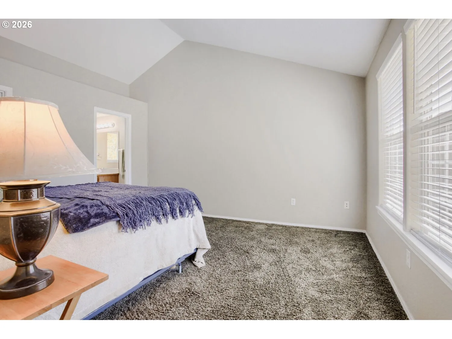 Bedroom, Owner's Suite-Vaulted Ceilings