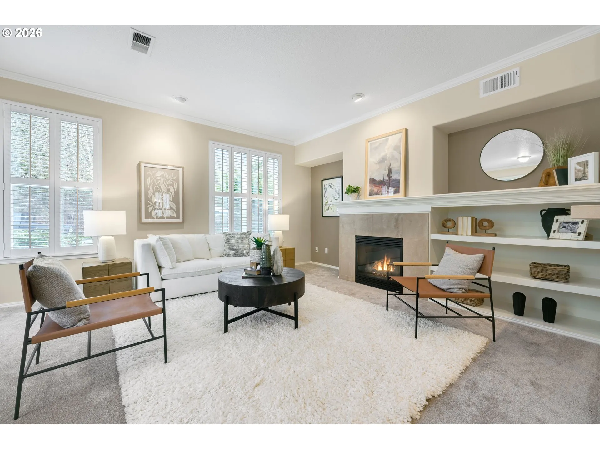 Living Room-Fireplace