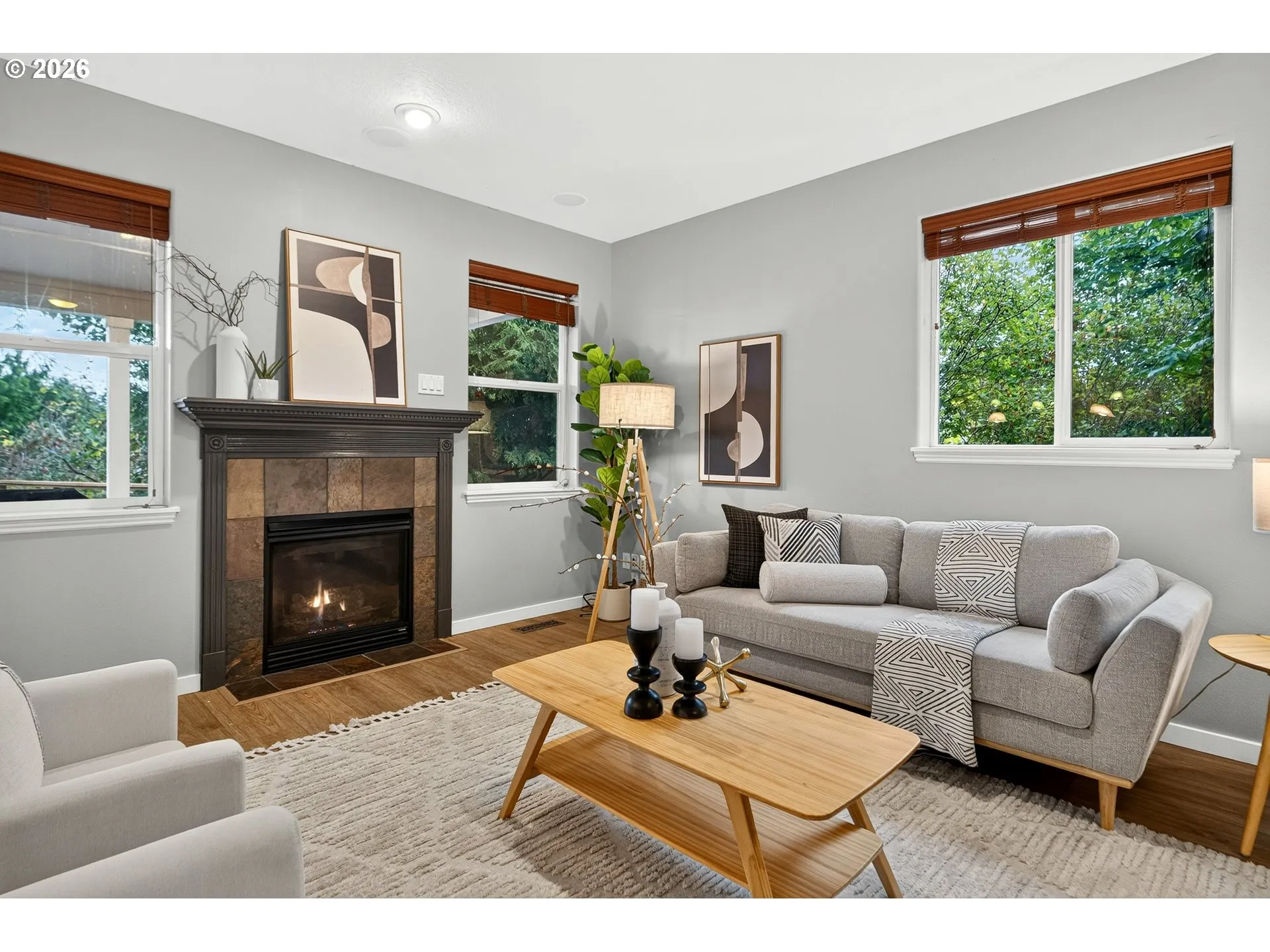 Living Room-Fireplace