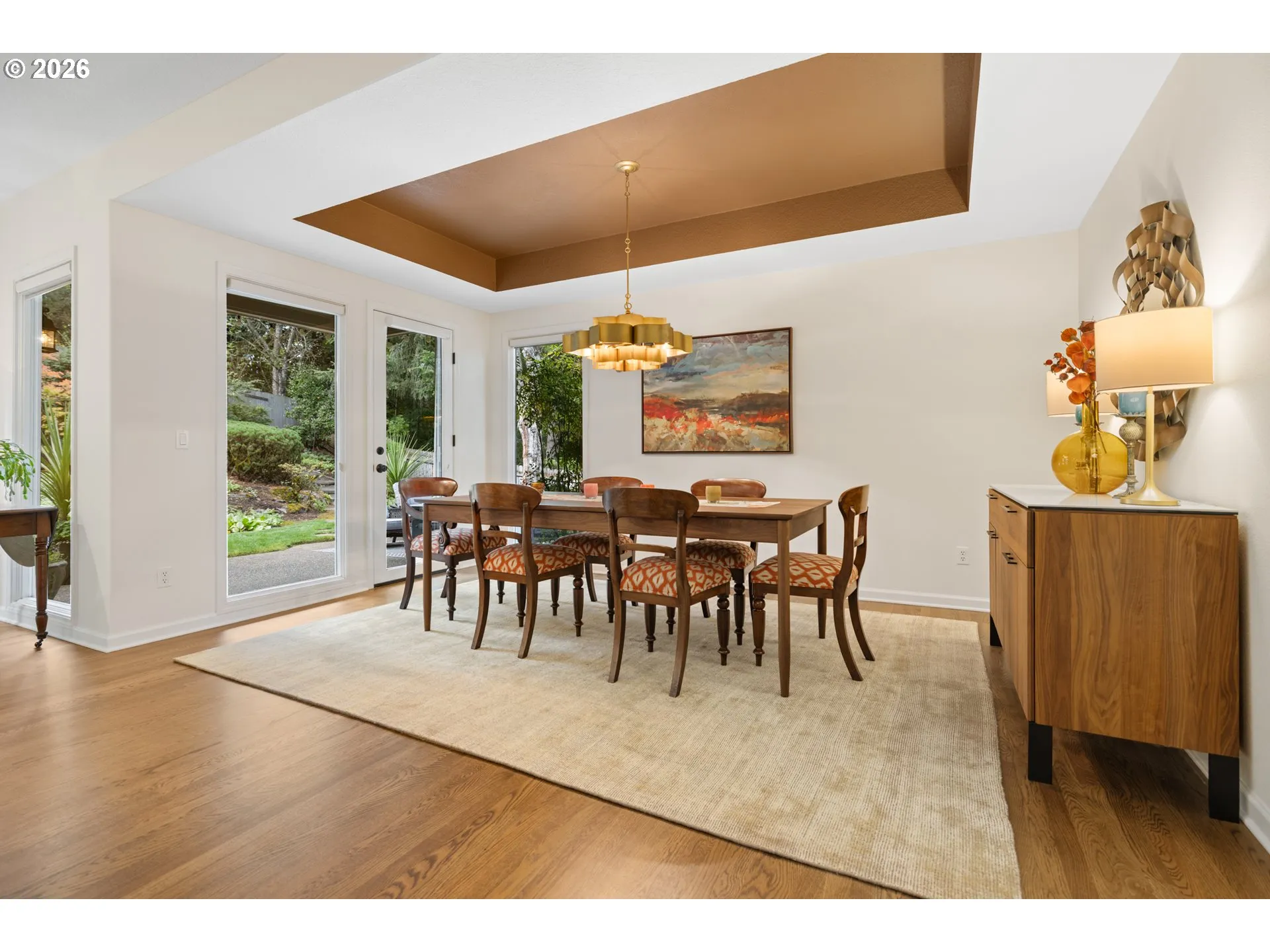 Dining Room-Coffered Ceilings