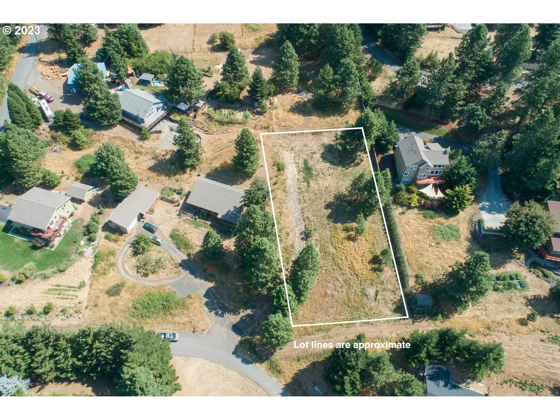 Approximate Property Lines-Aerial
