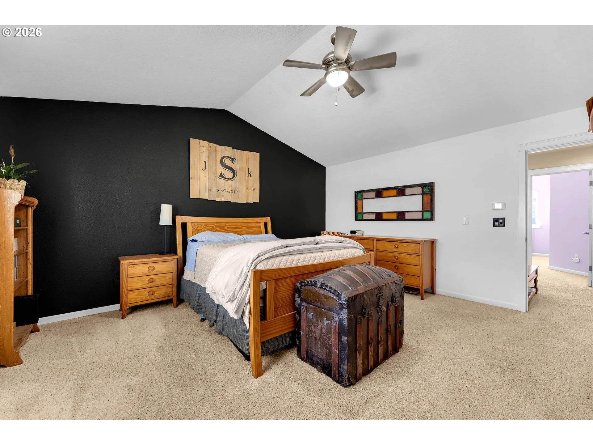 Owner's Suite Bedroom-Vaulted Ceilings