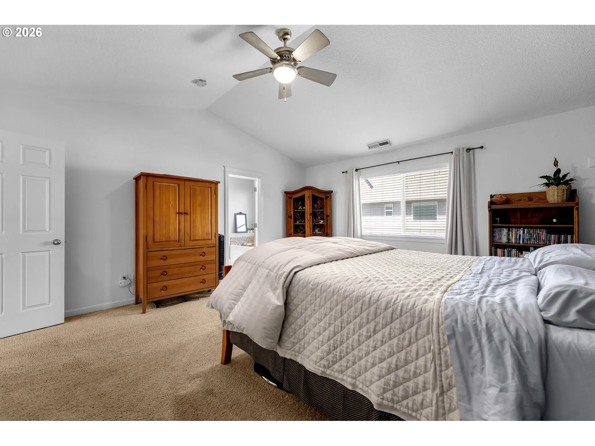 Owner's Suite Bedroom-Vaulted Ceilings